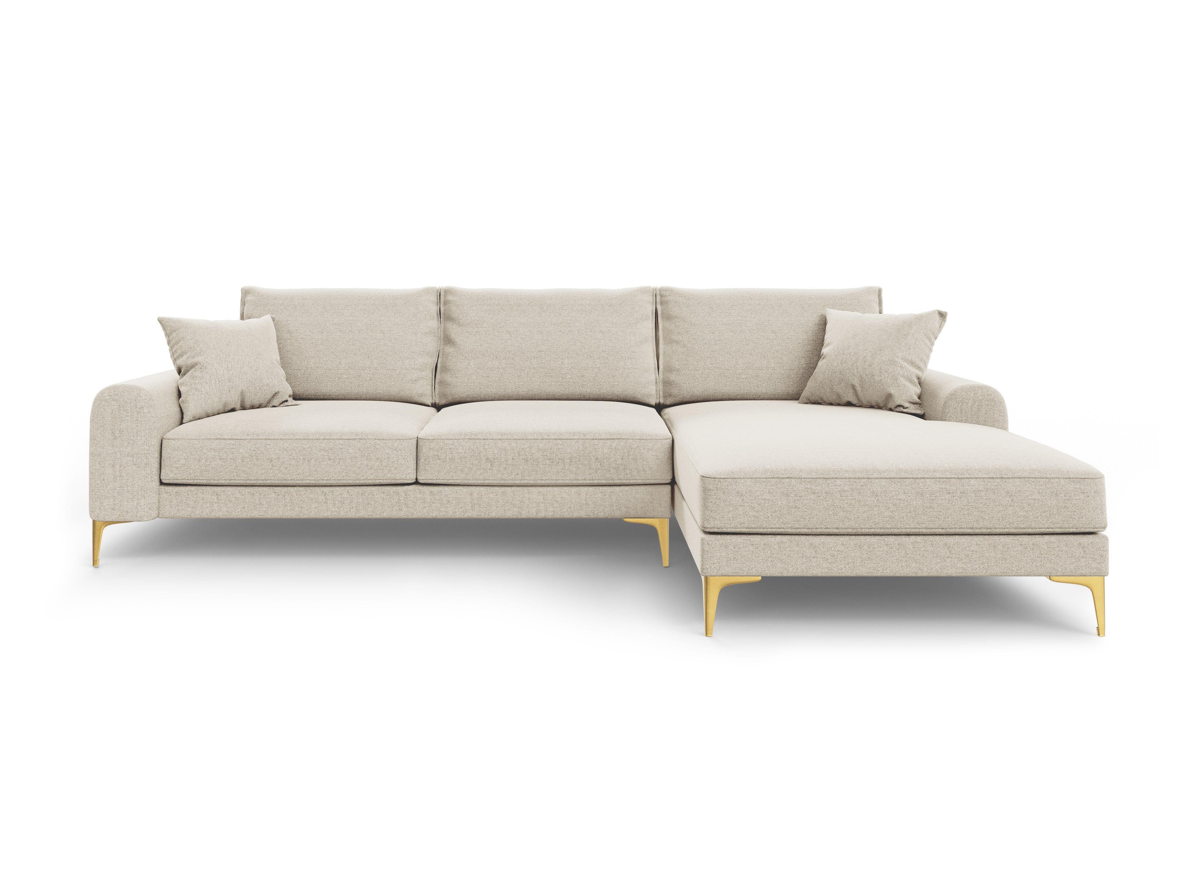 Narożnik prawostronny MADARA jasnobeżowy Mazzini Sofas Eye on Design