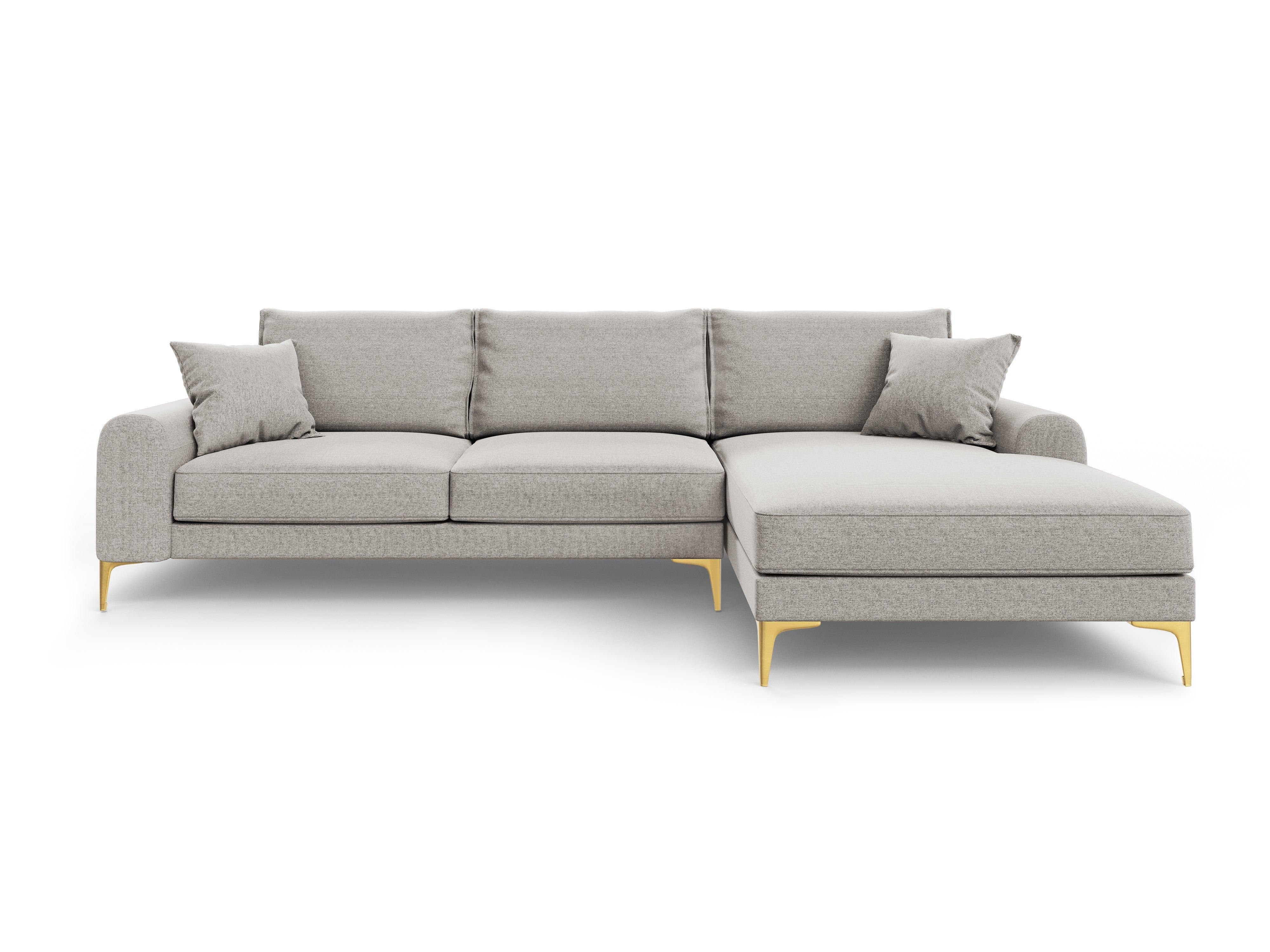 Narożnik prawostronny MADARA jasnoszary Mazzini Sofas Eye on Design