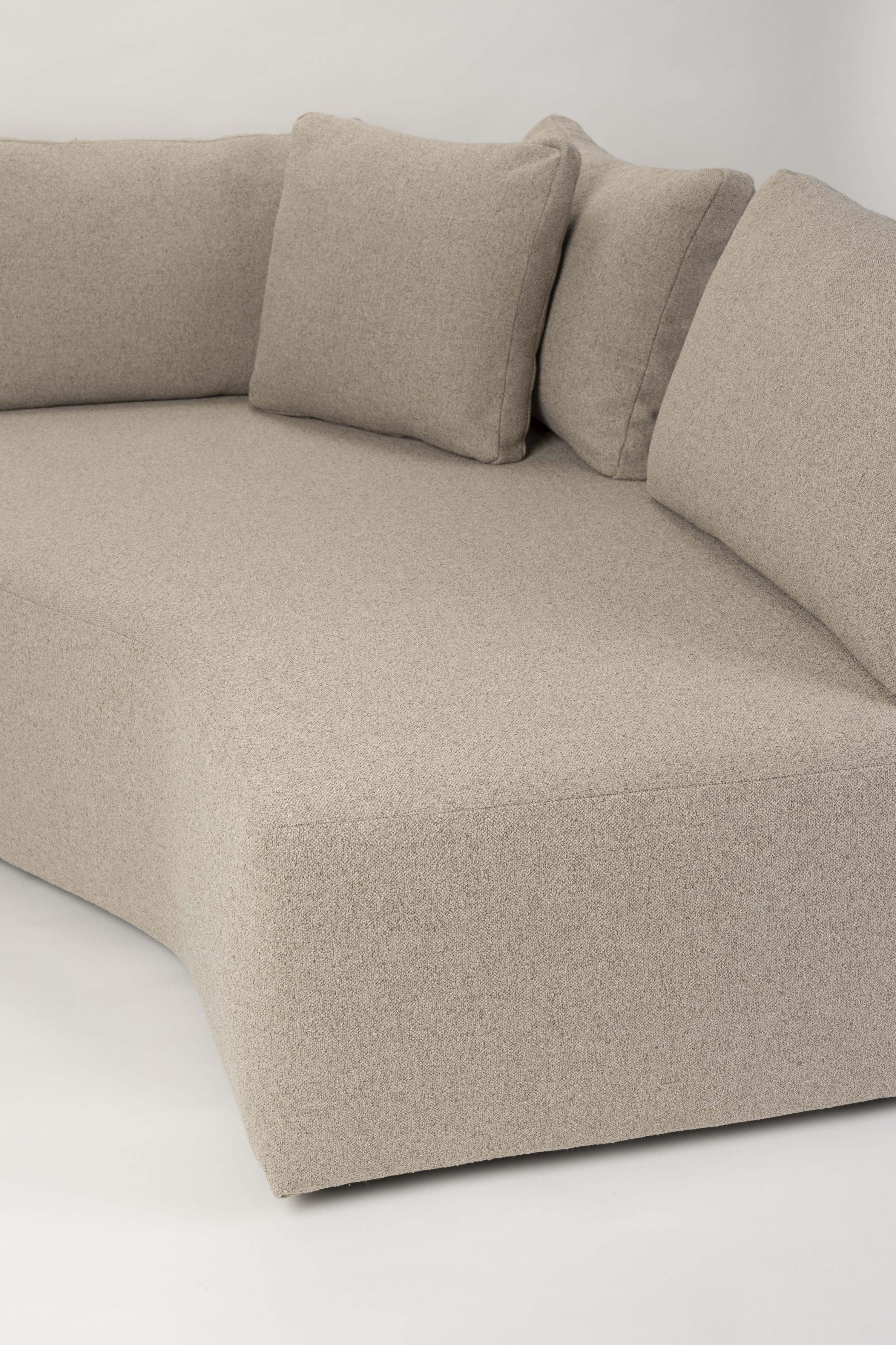 Sofa modułowa prawostronna PROSPER cappuccino Zuiver Eye on Design