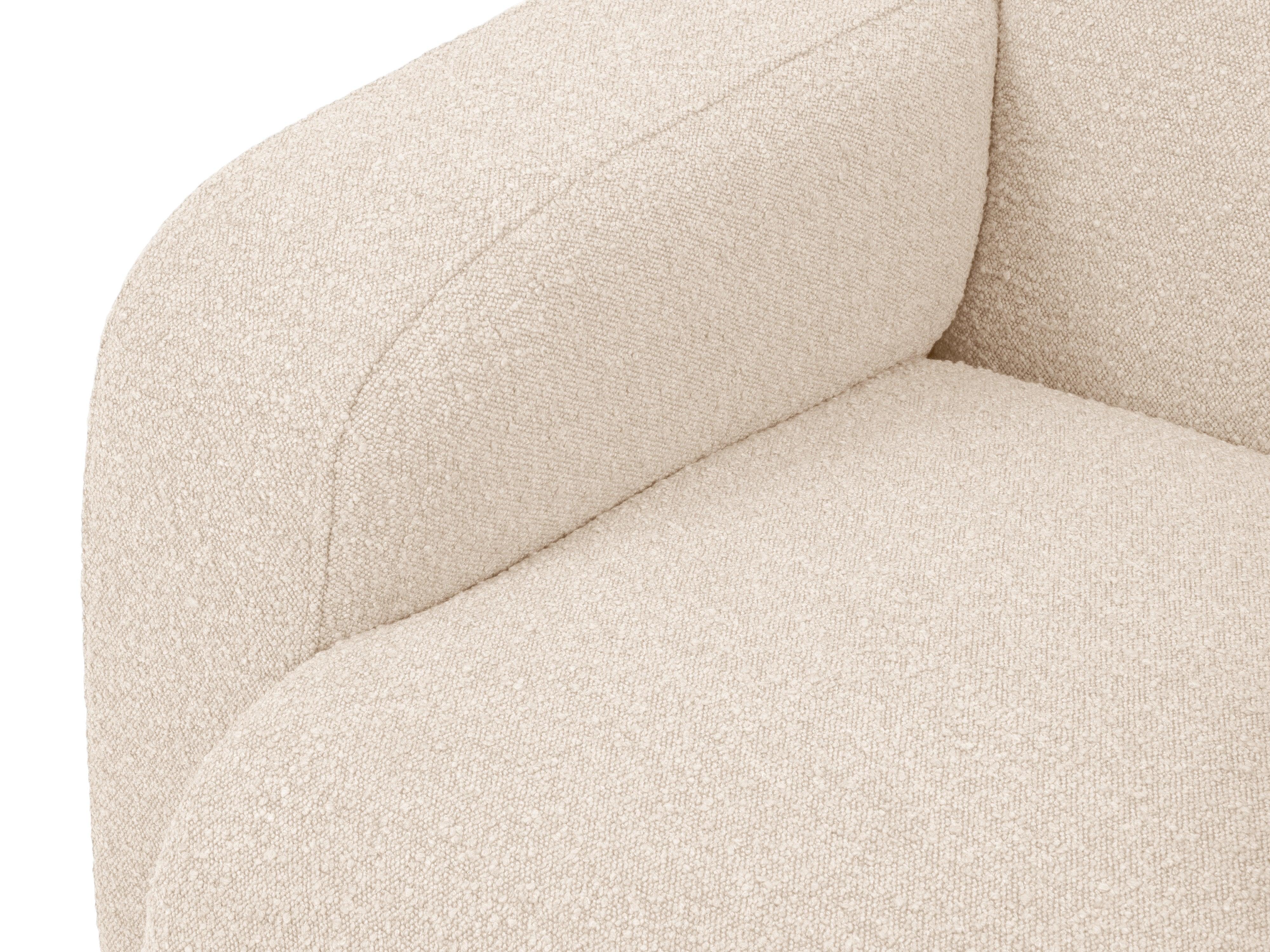 Narożnik prawostronny w tkaninie boucle 6-osobowy LOLA beżowy Windsor & Co Eye on Design