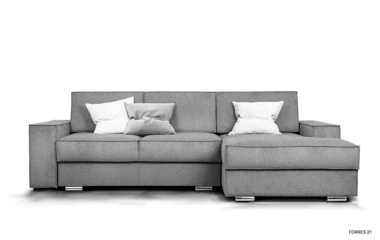 Narożnik rozkładany prawostronny TYBERIAS Rosanero Eye on Design