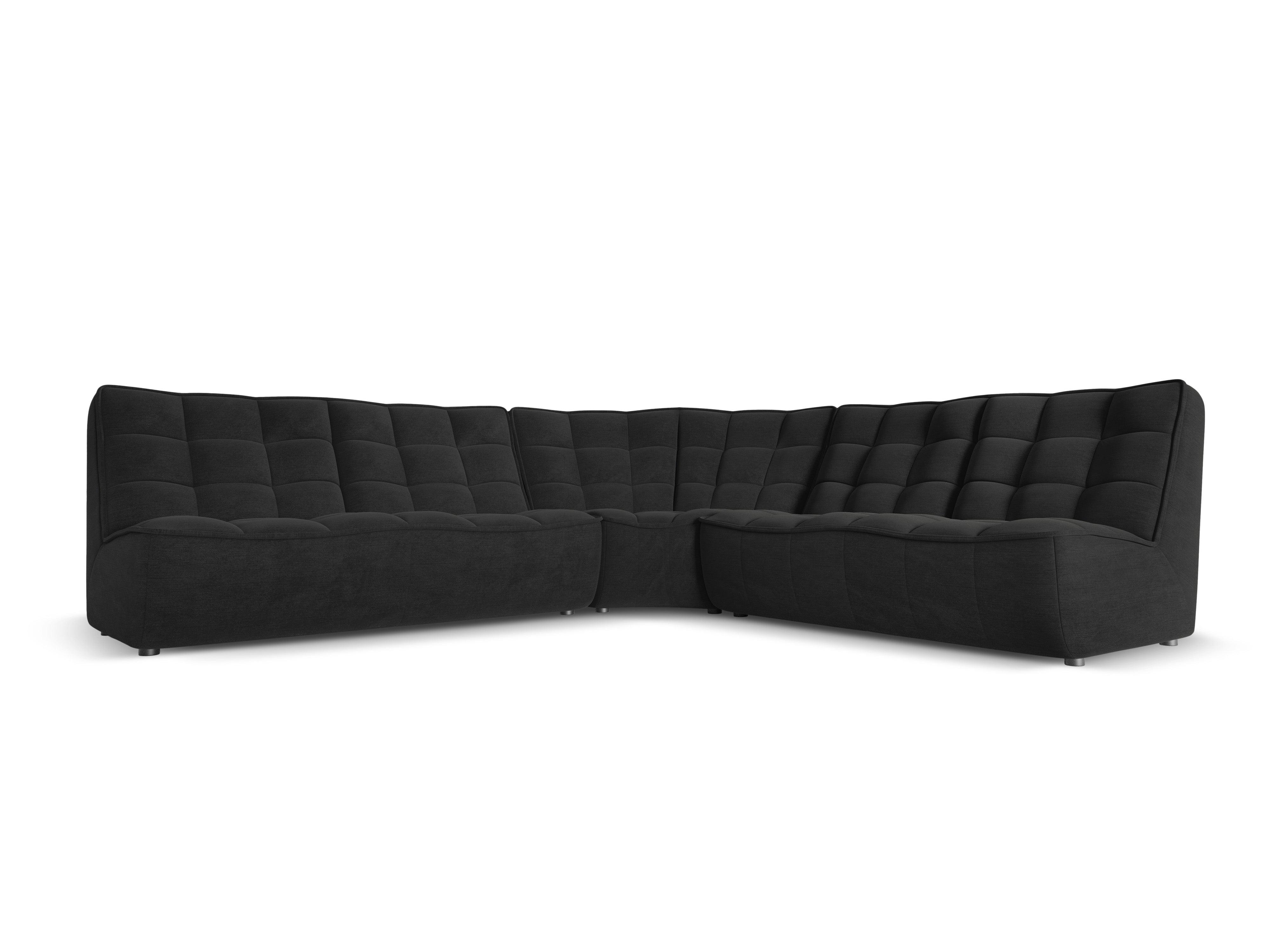 Narożnik symetryczny MONI czarny melanż Maison Heritage Eye on Design