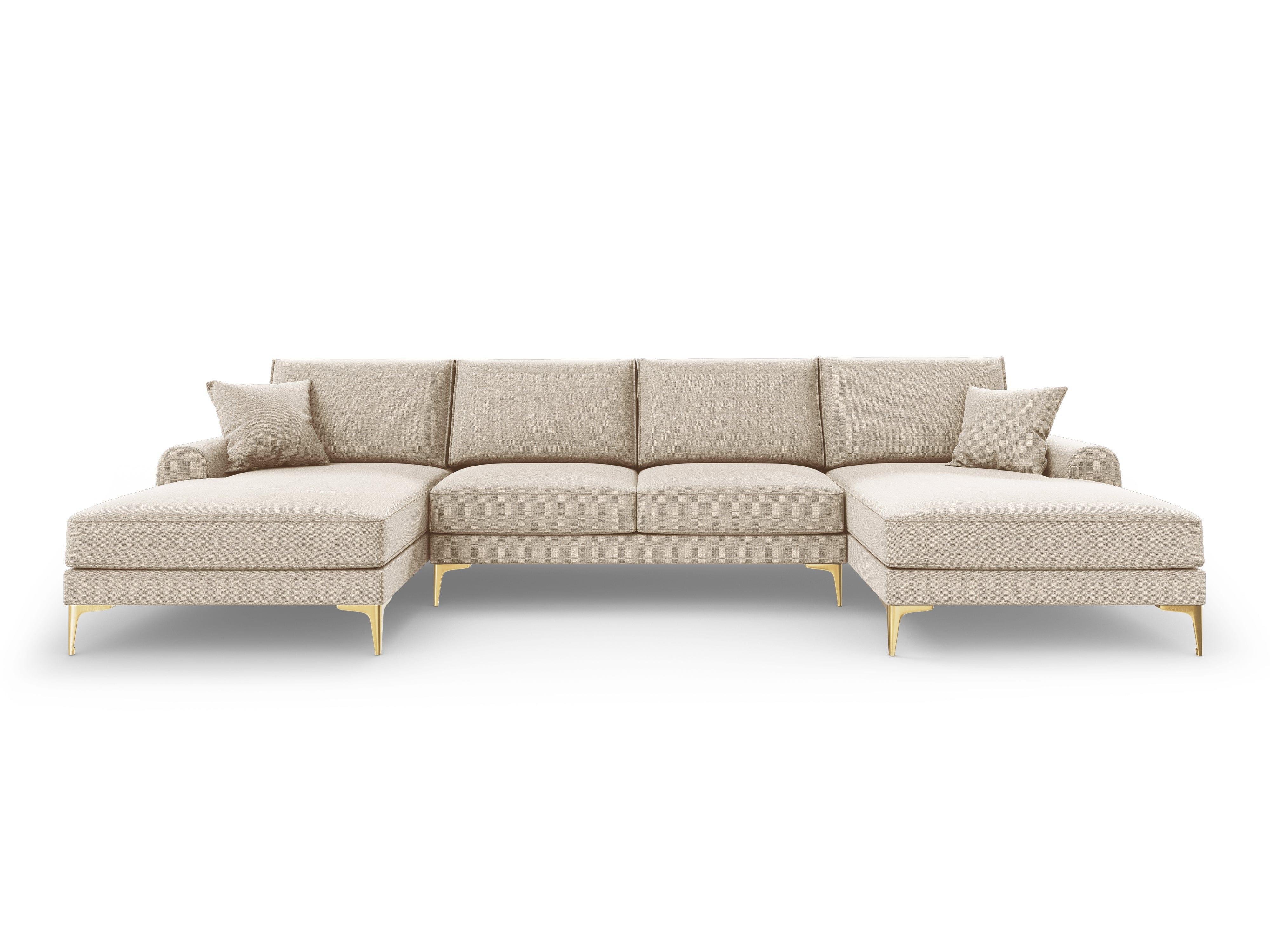 Narożnik w kształcie U MADARA beżowy Mazzini Sofas Eye on Design