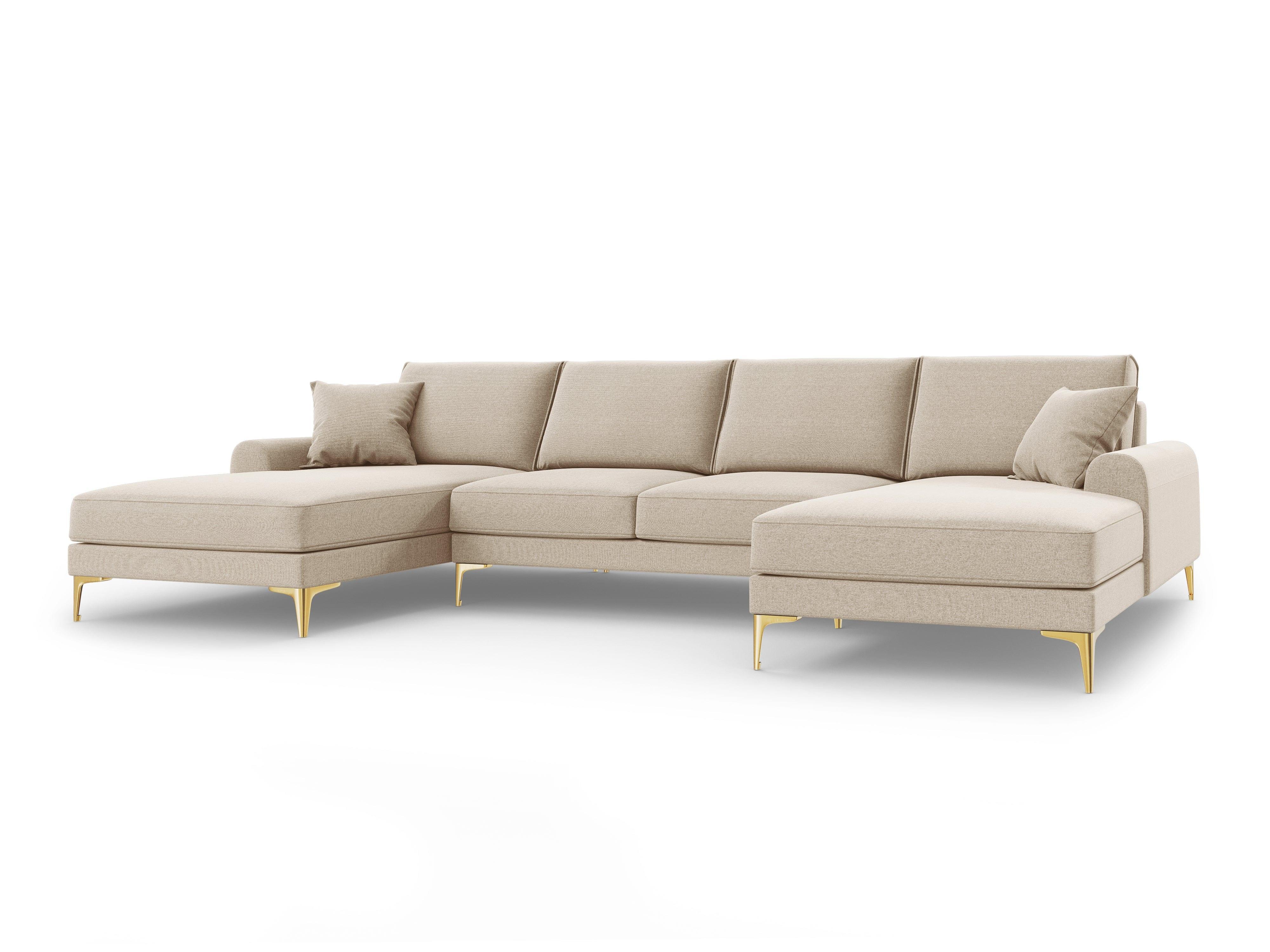 Narożnik w kształcie U MADARA beżowy Mazzini Sofas Eye on Design