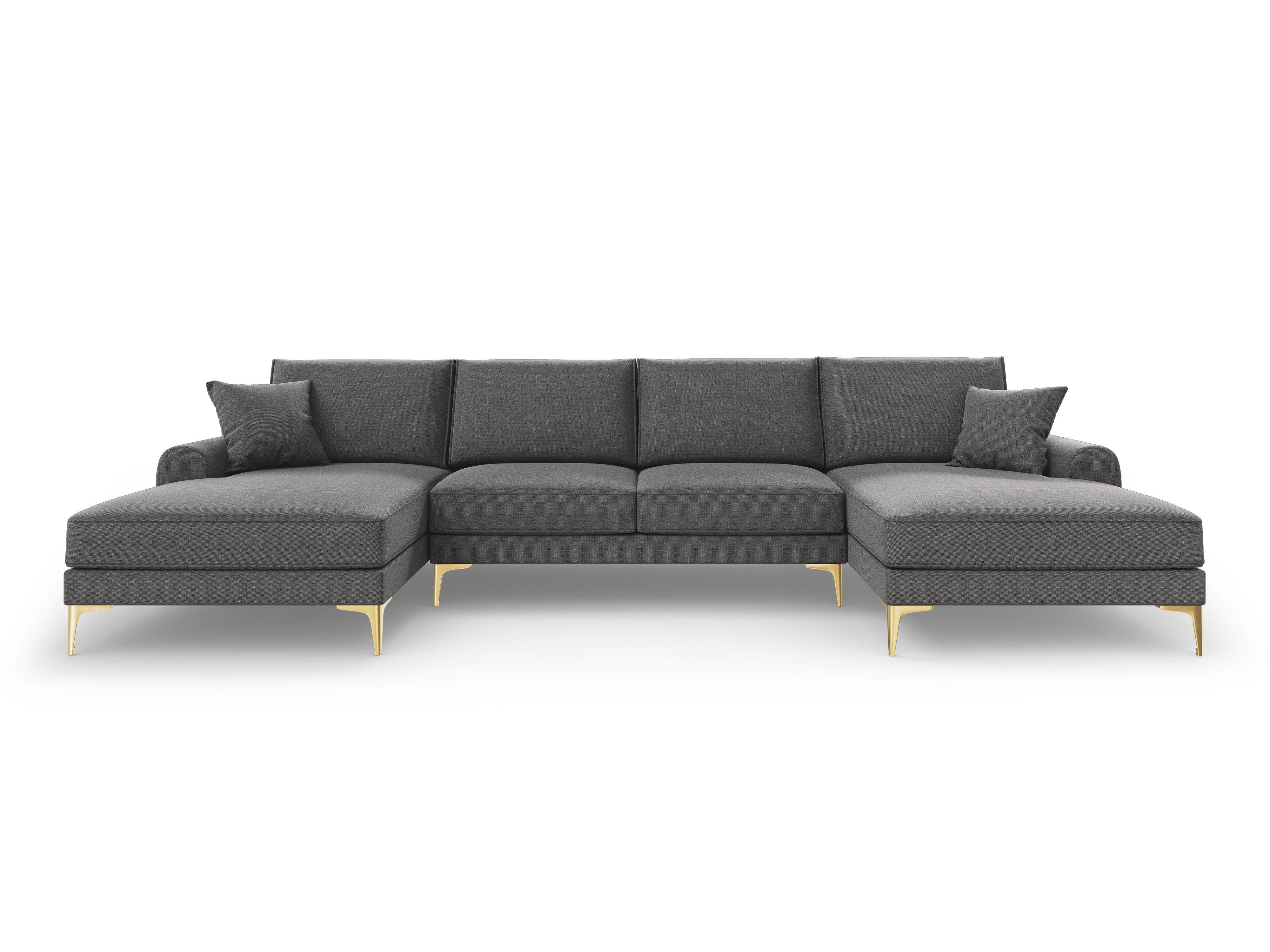 Narożnik w kształcie U MADARA ciemnoszary Mazzini Sofas Eye on Design