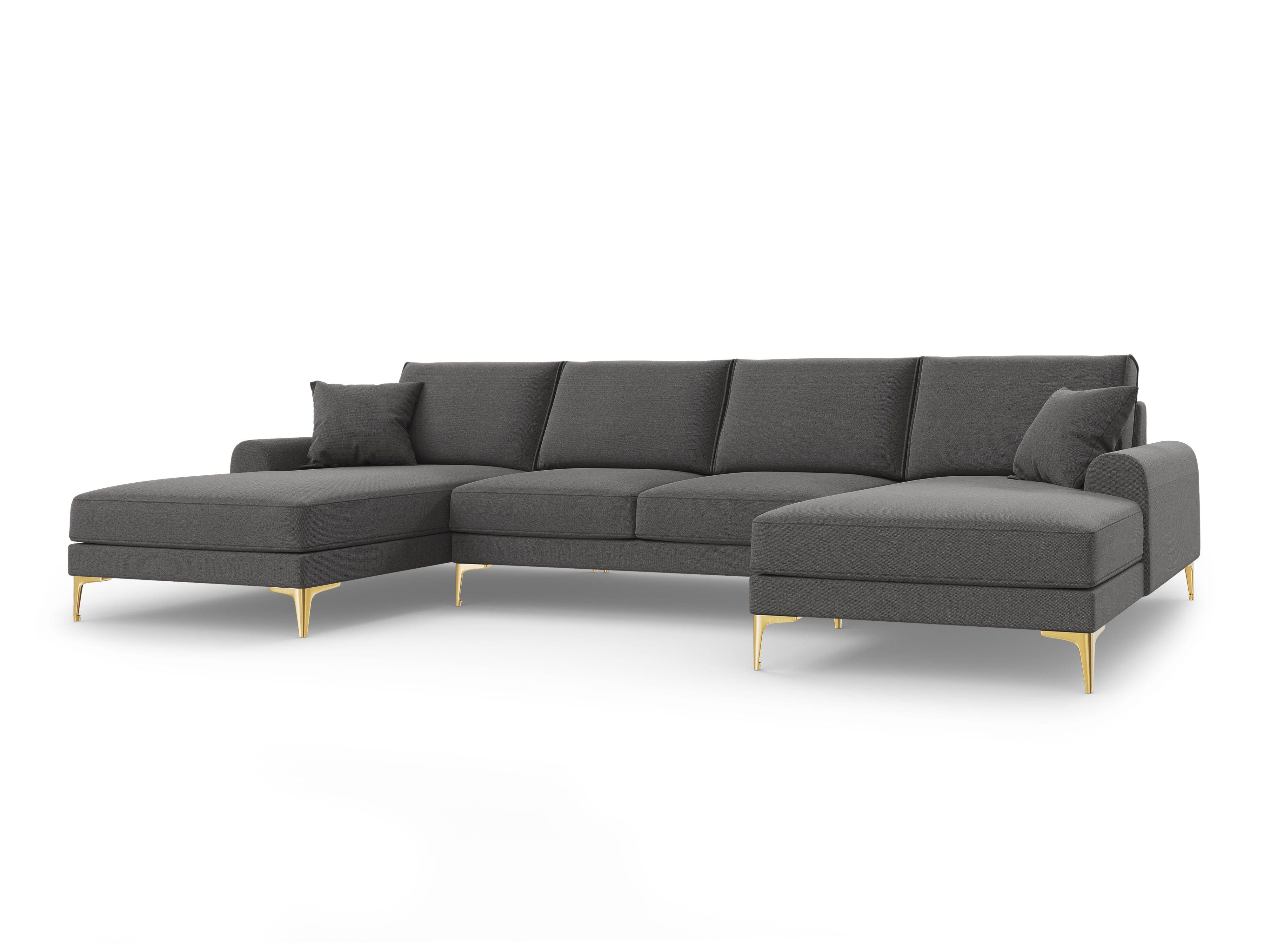 Narożnik w kształcie U MADARA ciemnoszary Mazzini Sofas Eye on Design