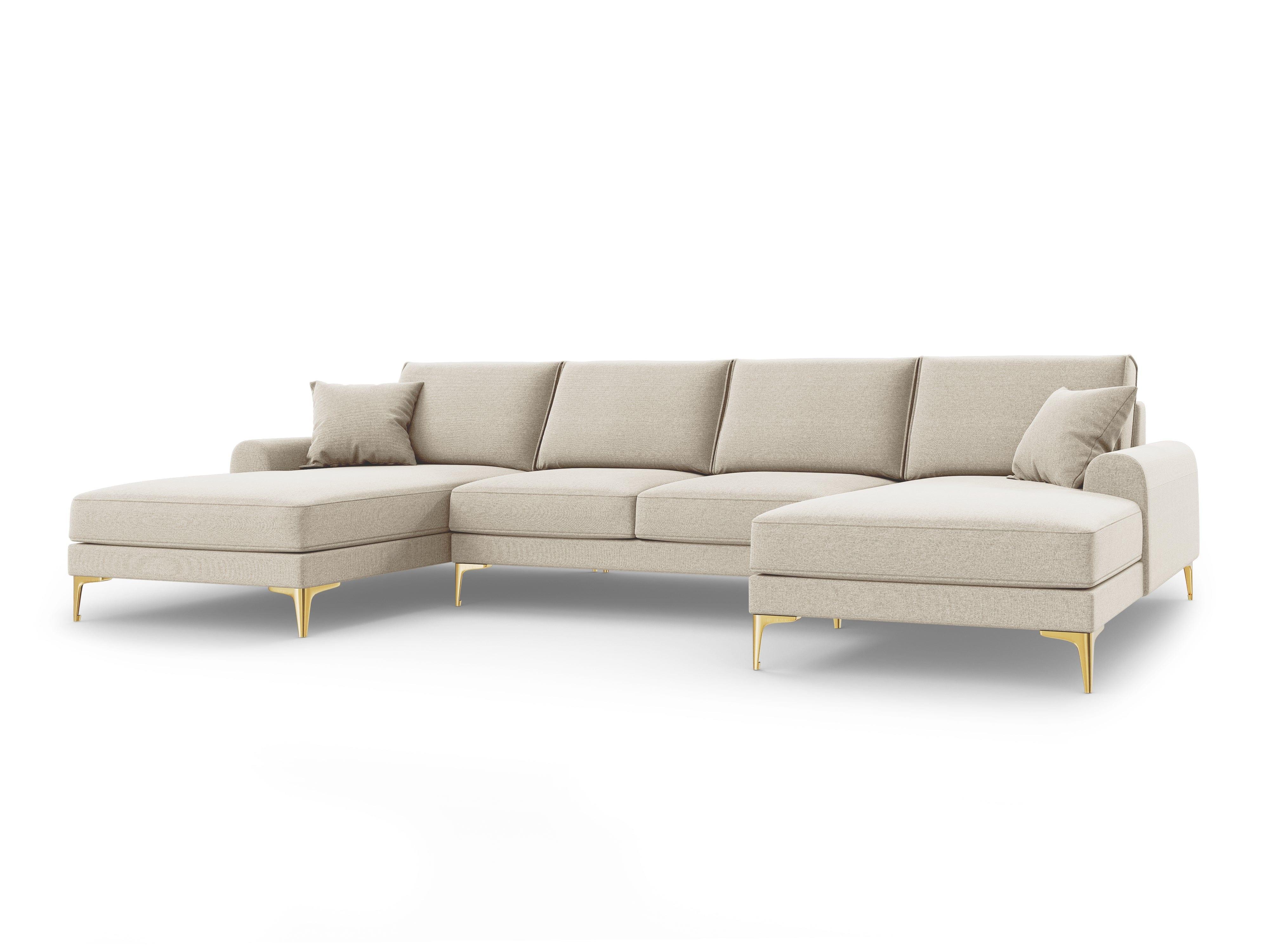 Narożnik w kształcie U MADARA jasnobeżowy Mazzini Sofas Eye on Design