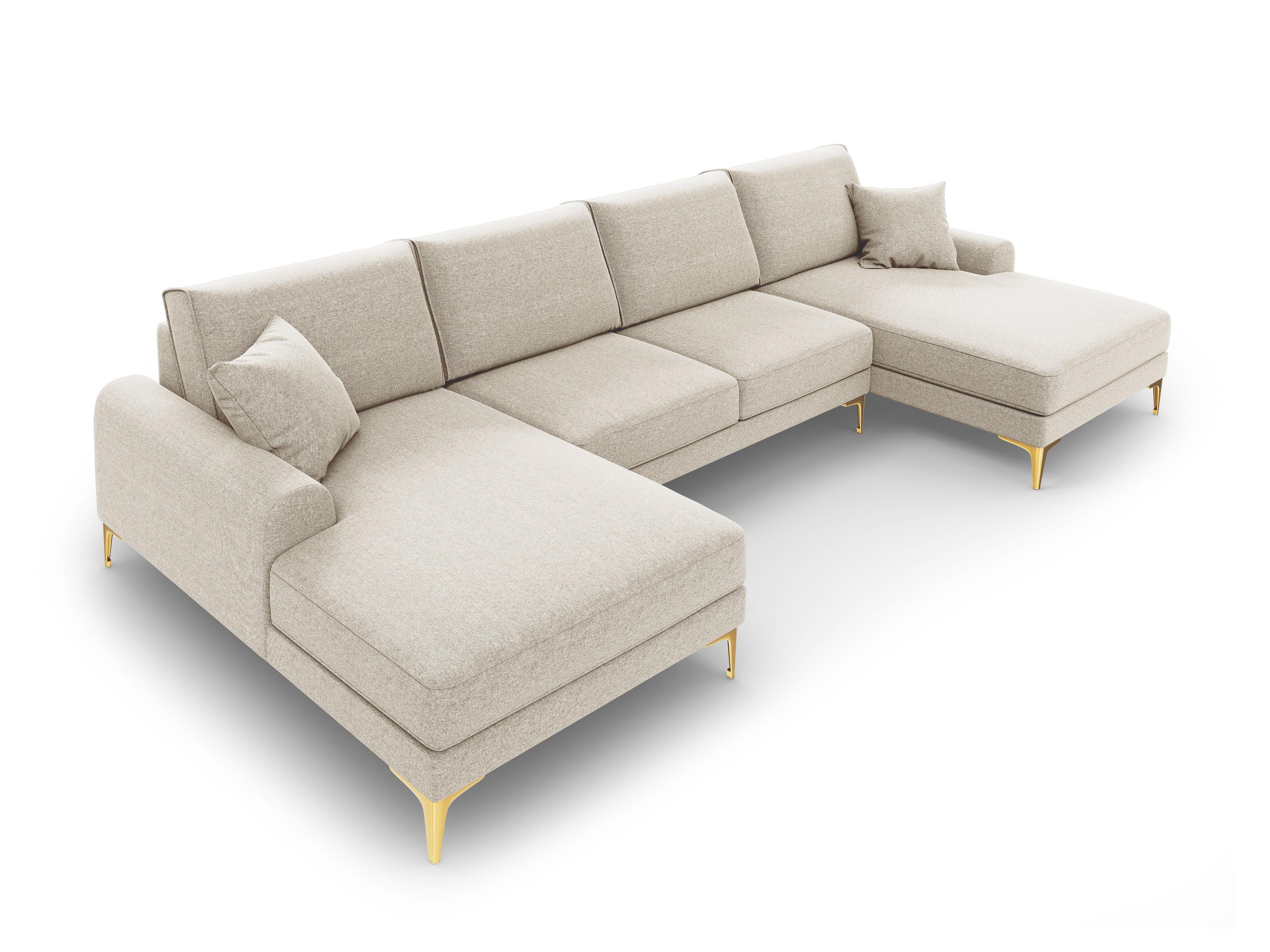 Narożnik w kształcie U MADARA jasnobeżowy Mazzini Sofas Eye on Design