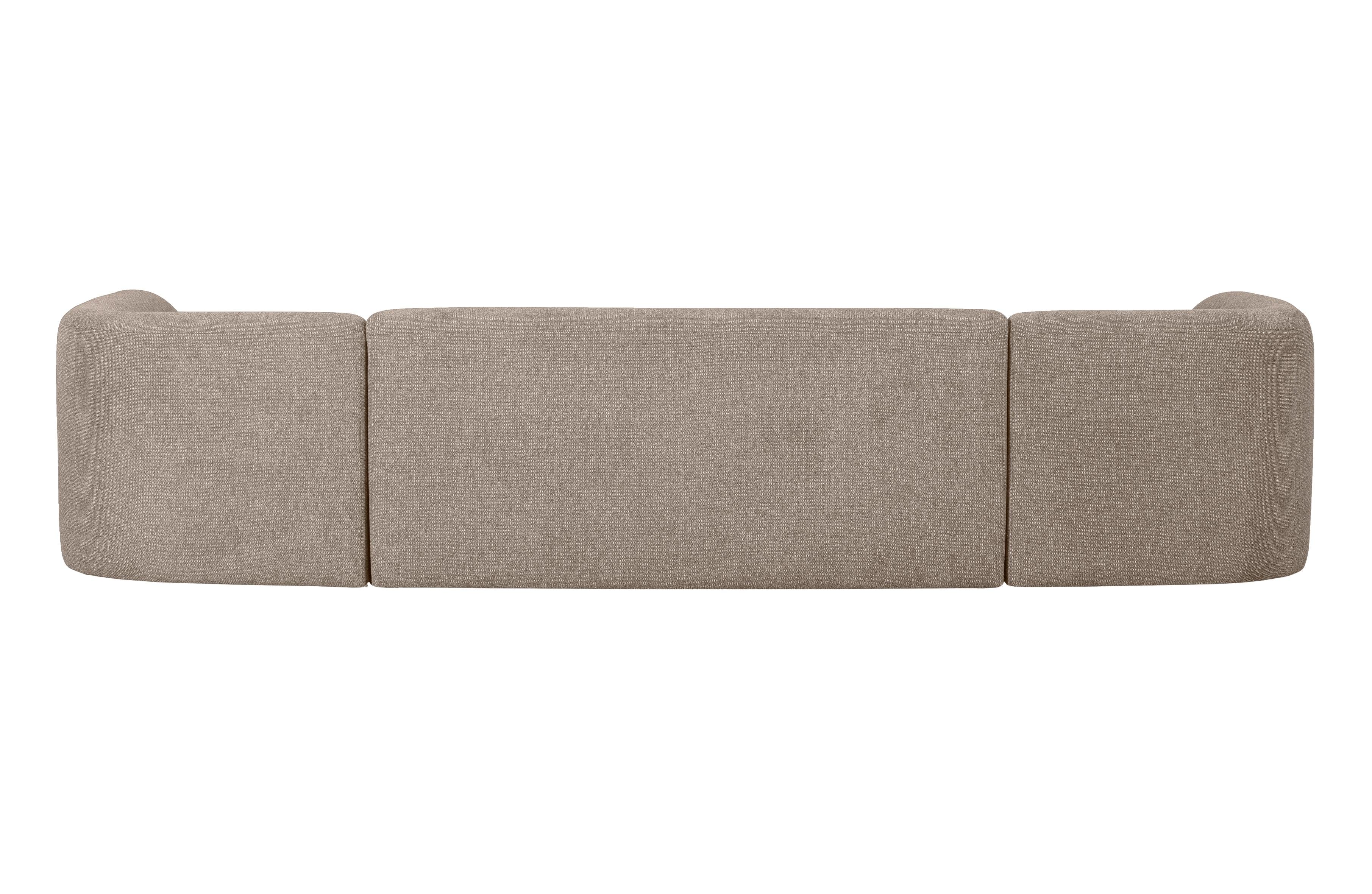 Narożnik w kształcie U SLOPING melanż beżowy Be Pure Eye on Design