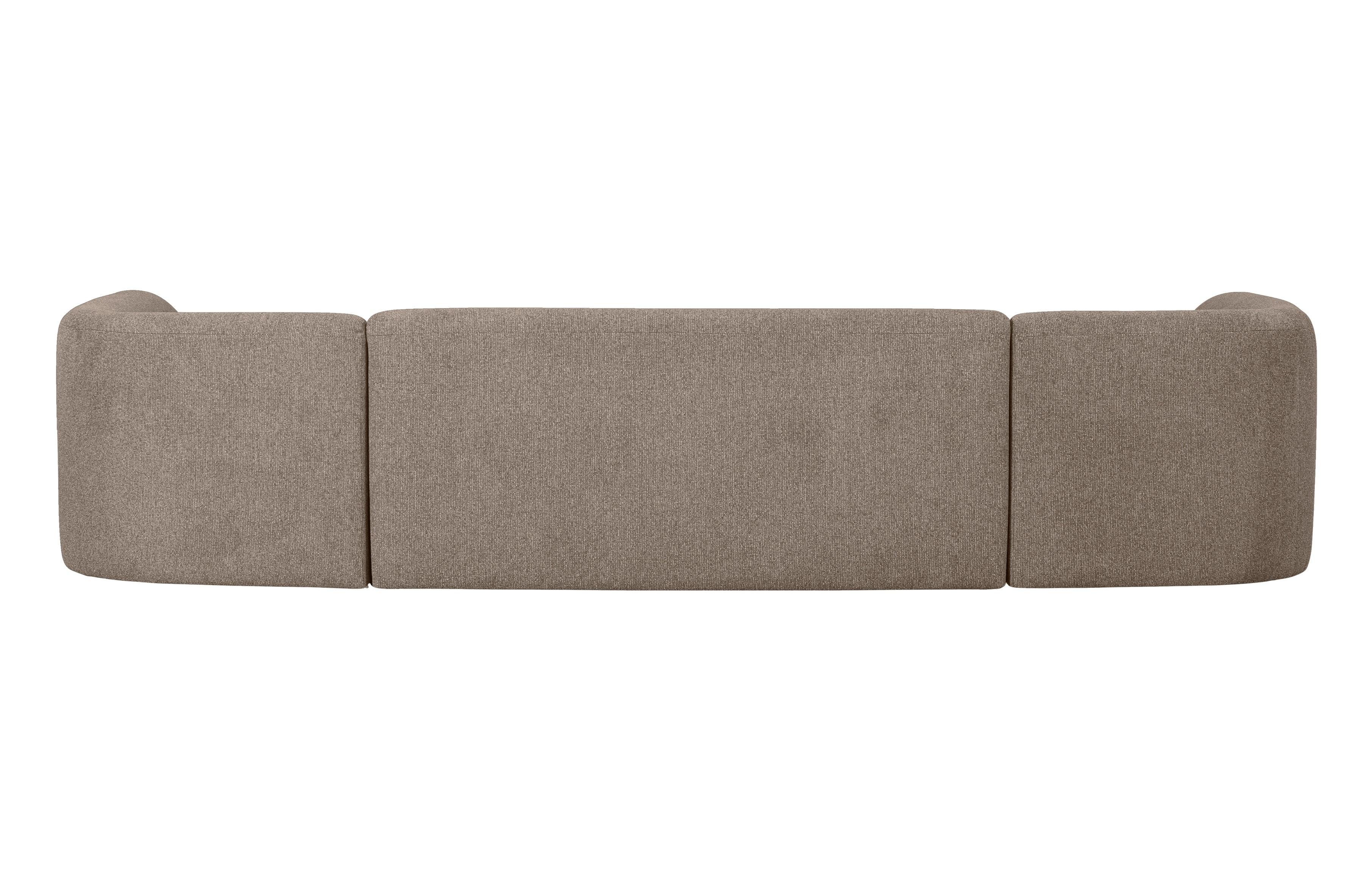 Narożnik w kształcie U SLOPING melanż brązowy Be Pure Eye on Design