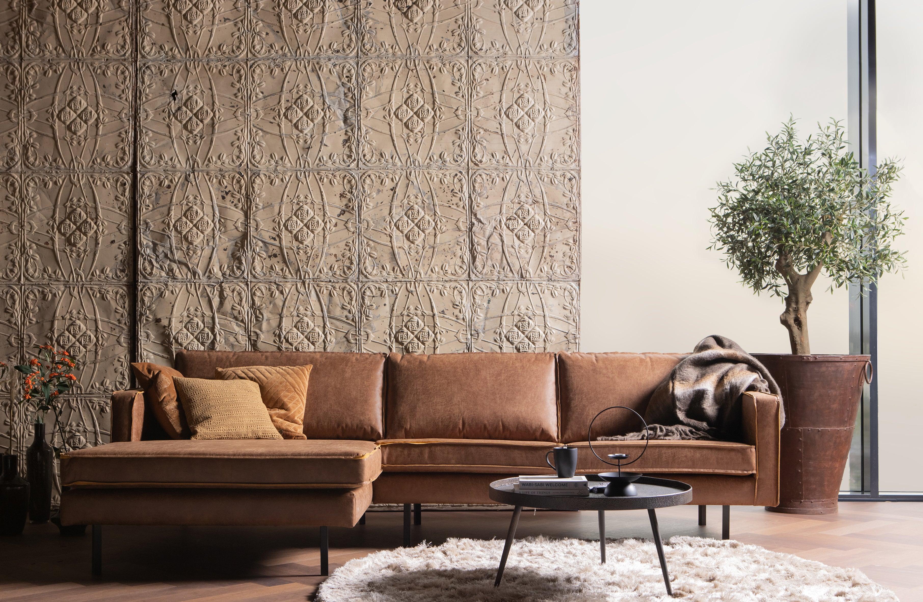 Narożnik welurowy lewostronny RODEO beżowy Be Pure Eye on Design