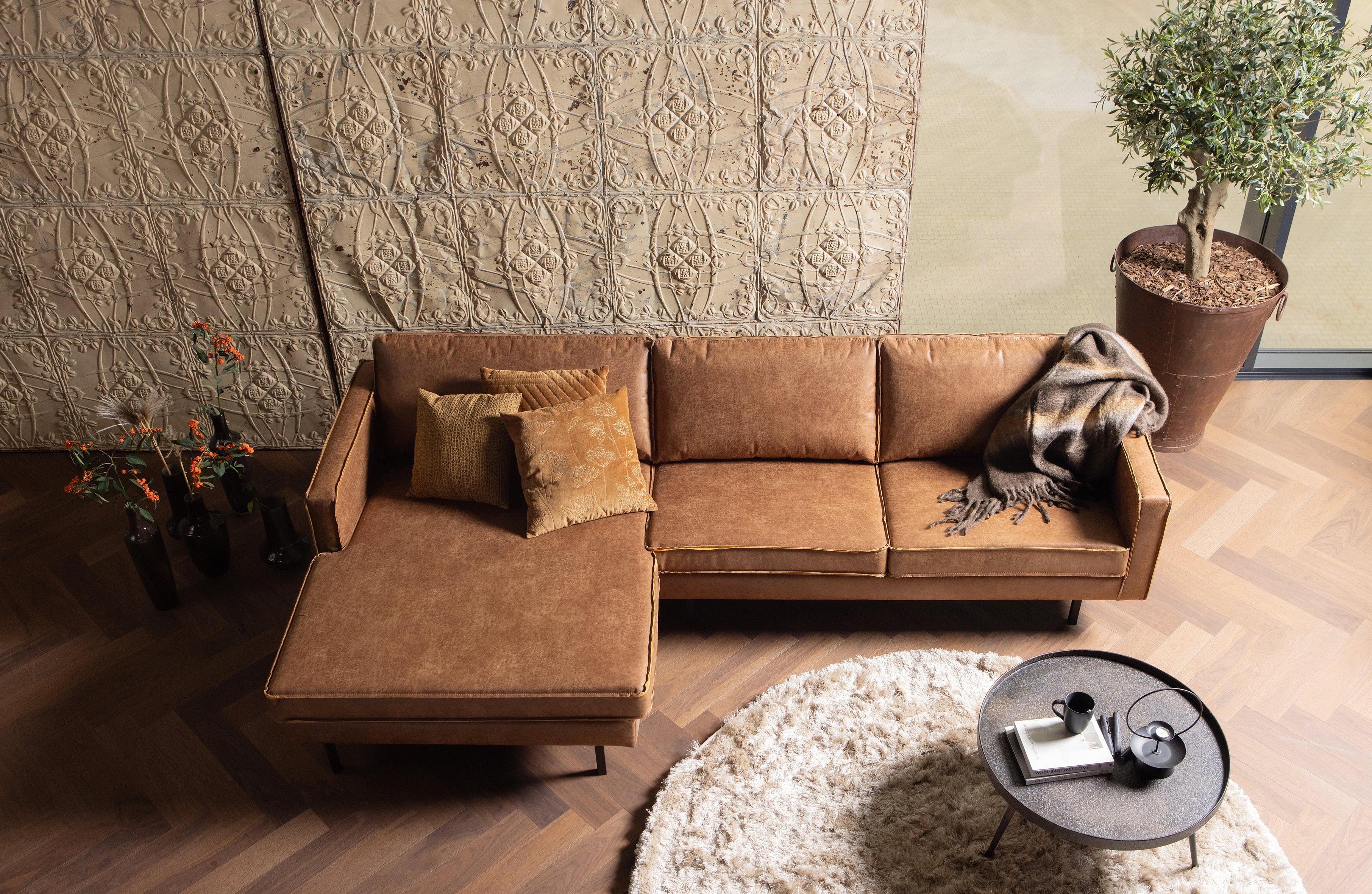 Narożnik welurowy lewostronny RODEO beżowy Be Pure Eye on Design