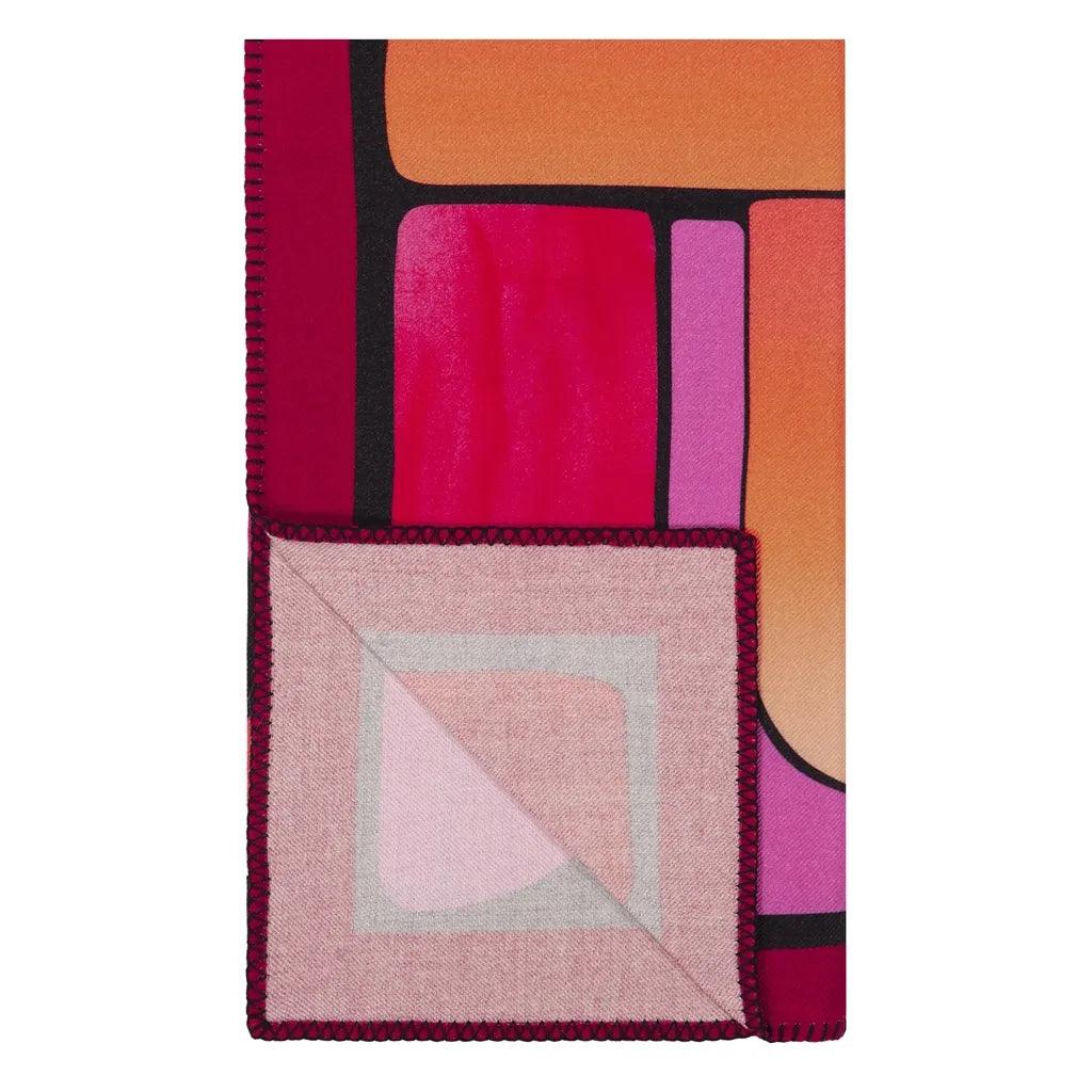 Narzuta LACROIX GRAPHE MAGENTA wełna z merynosów Christian Lacroix Eye on Design