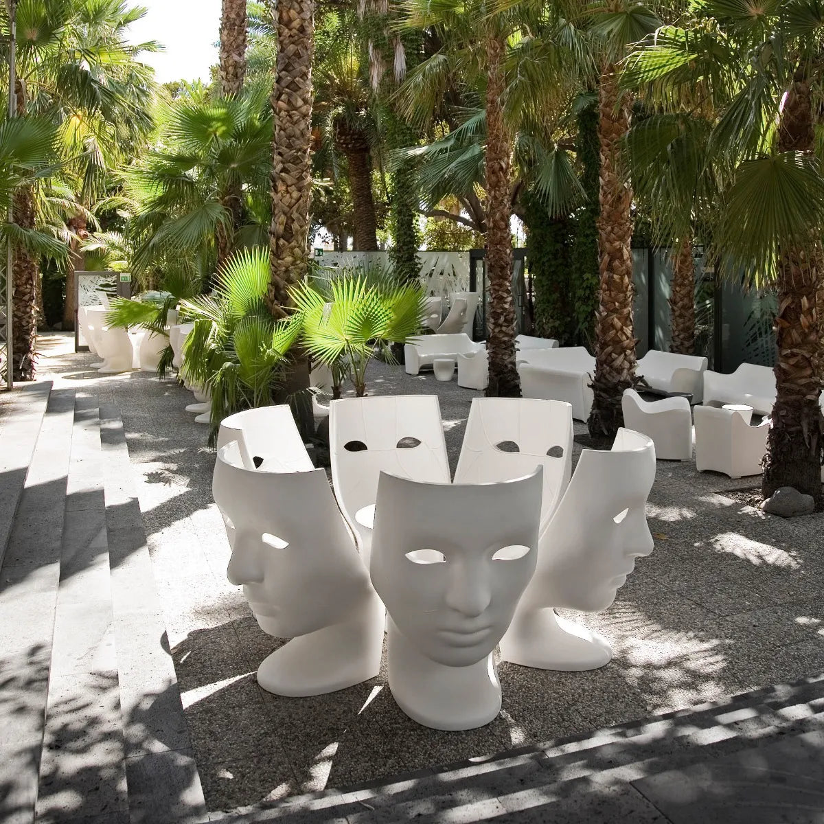 Nemo white armchair
