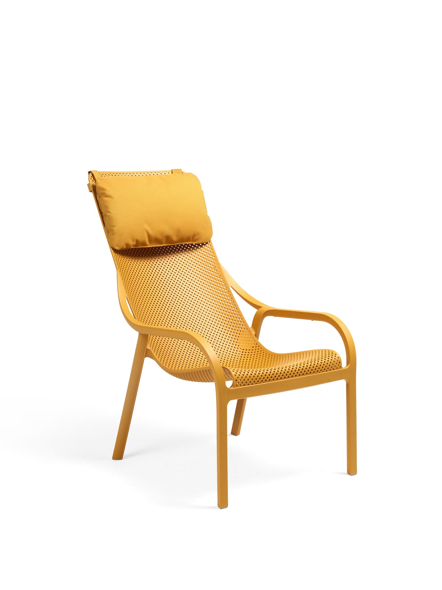 Outdoor armchair NET mustard