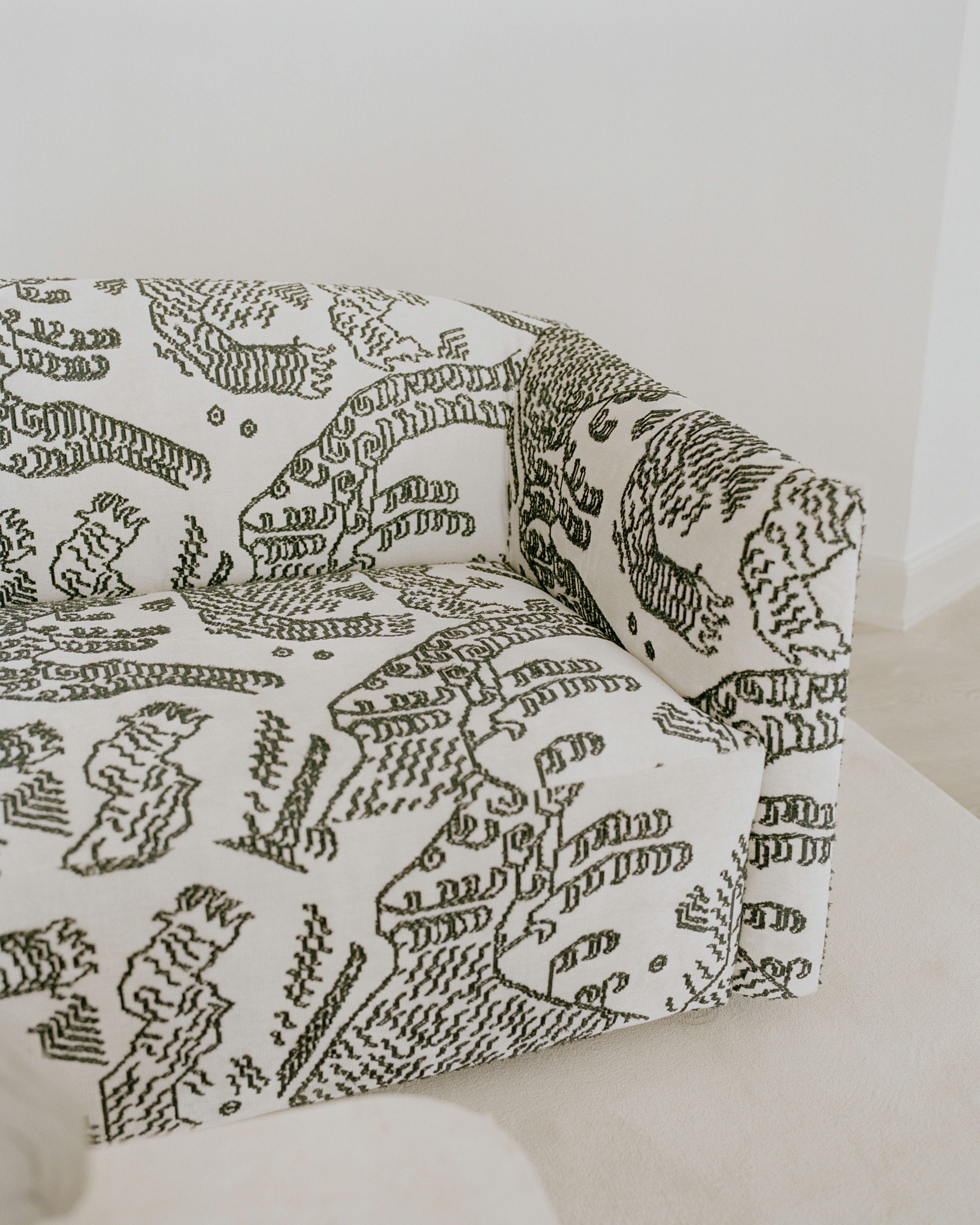 3-Personen-Sofa, gepolsterte Küste