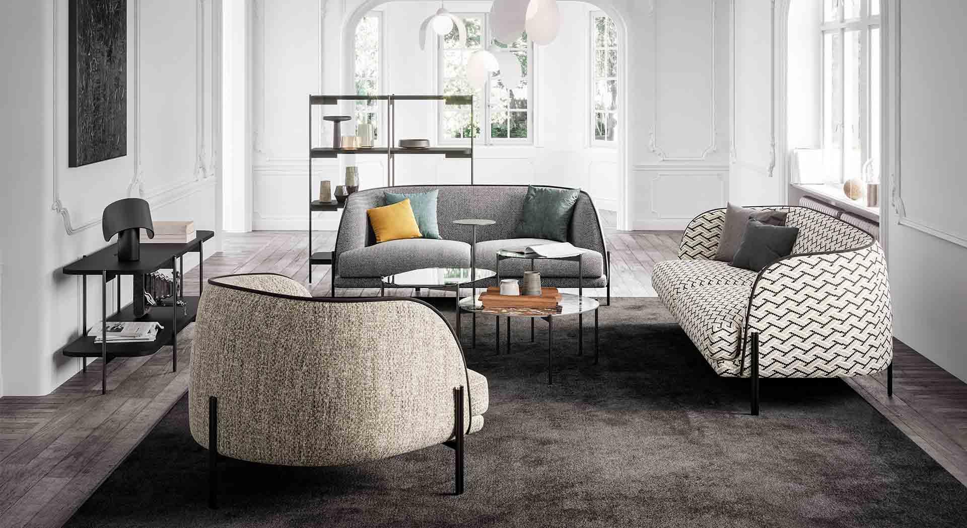 Niska półka na książki CAILLOU czarny Liu Jo Living Eye on Design
