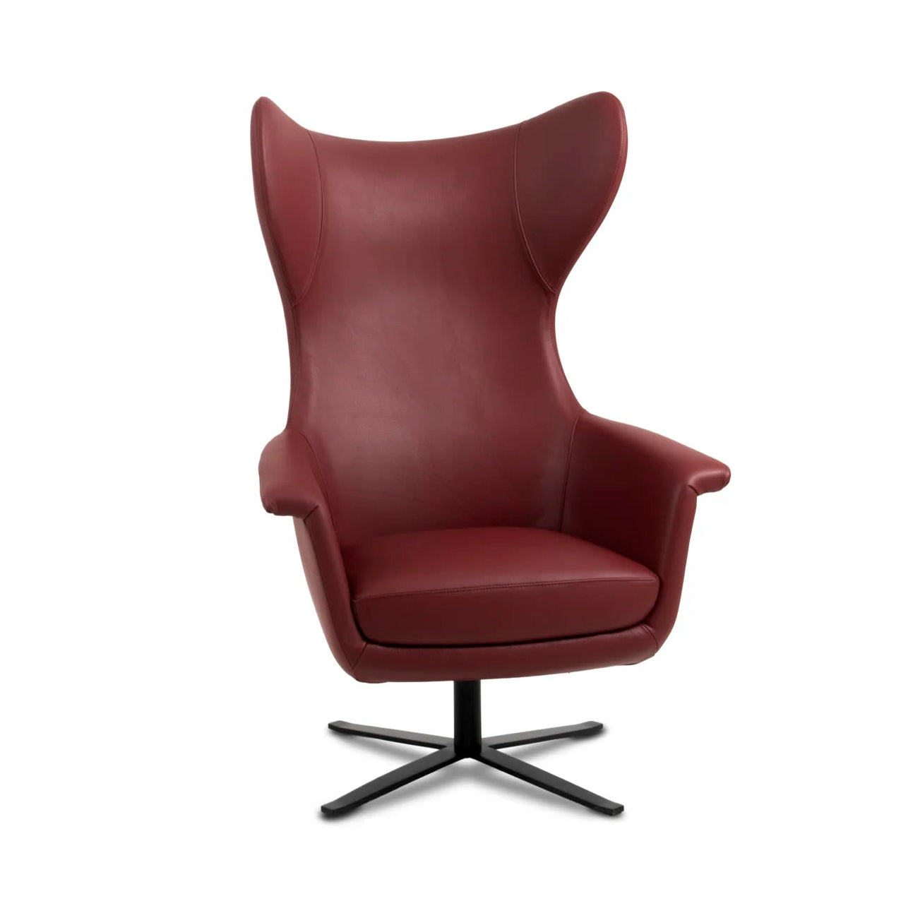 Drehstuhl BUTTERFLY gepolstert mit Metallbasis