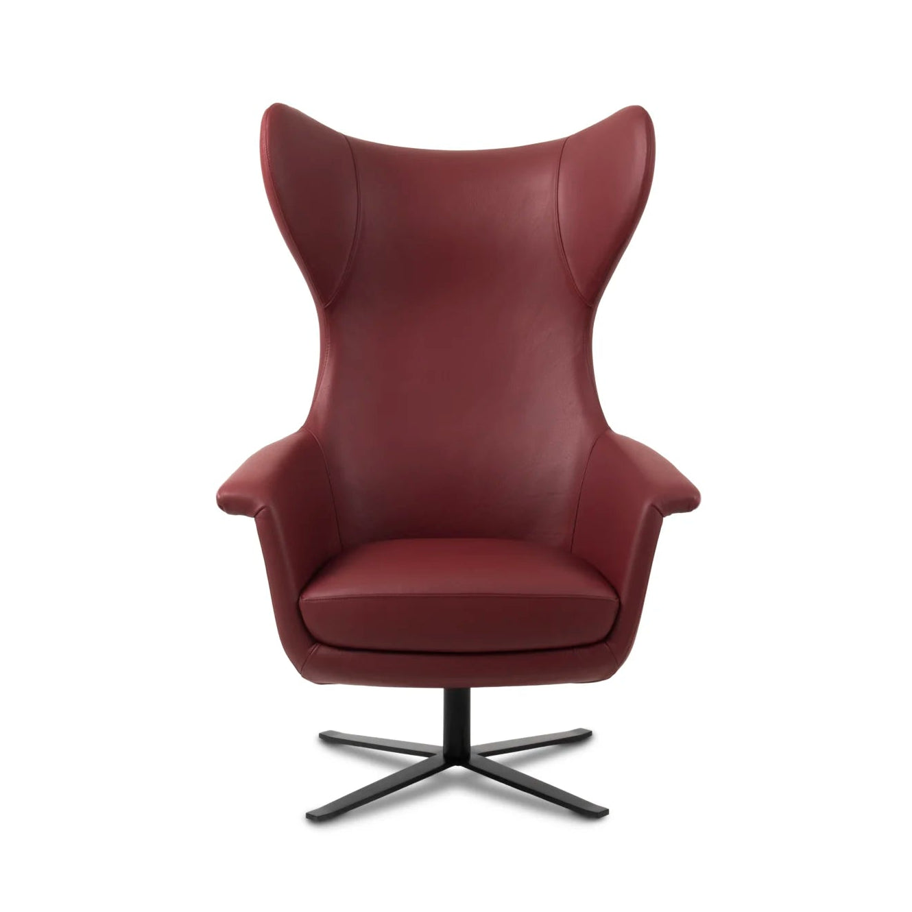 Drehstuhl BUTTERFLY gepolstert mit Metallbasis