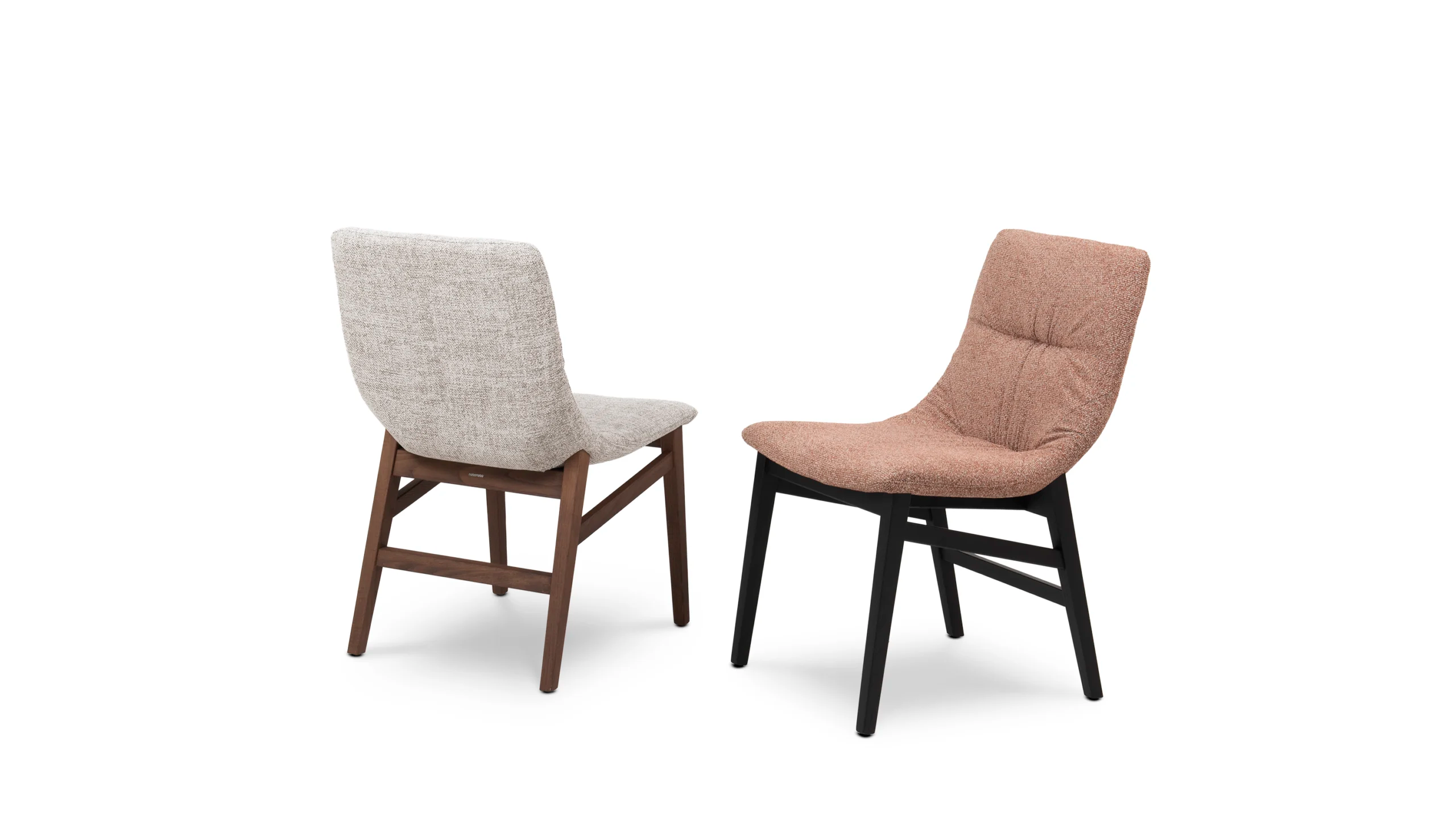 Polsterstuhl WAVE mit Holzgestell