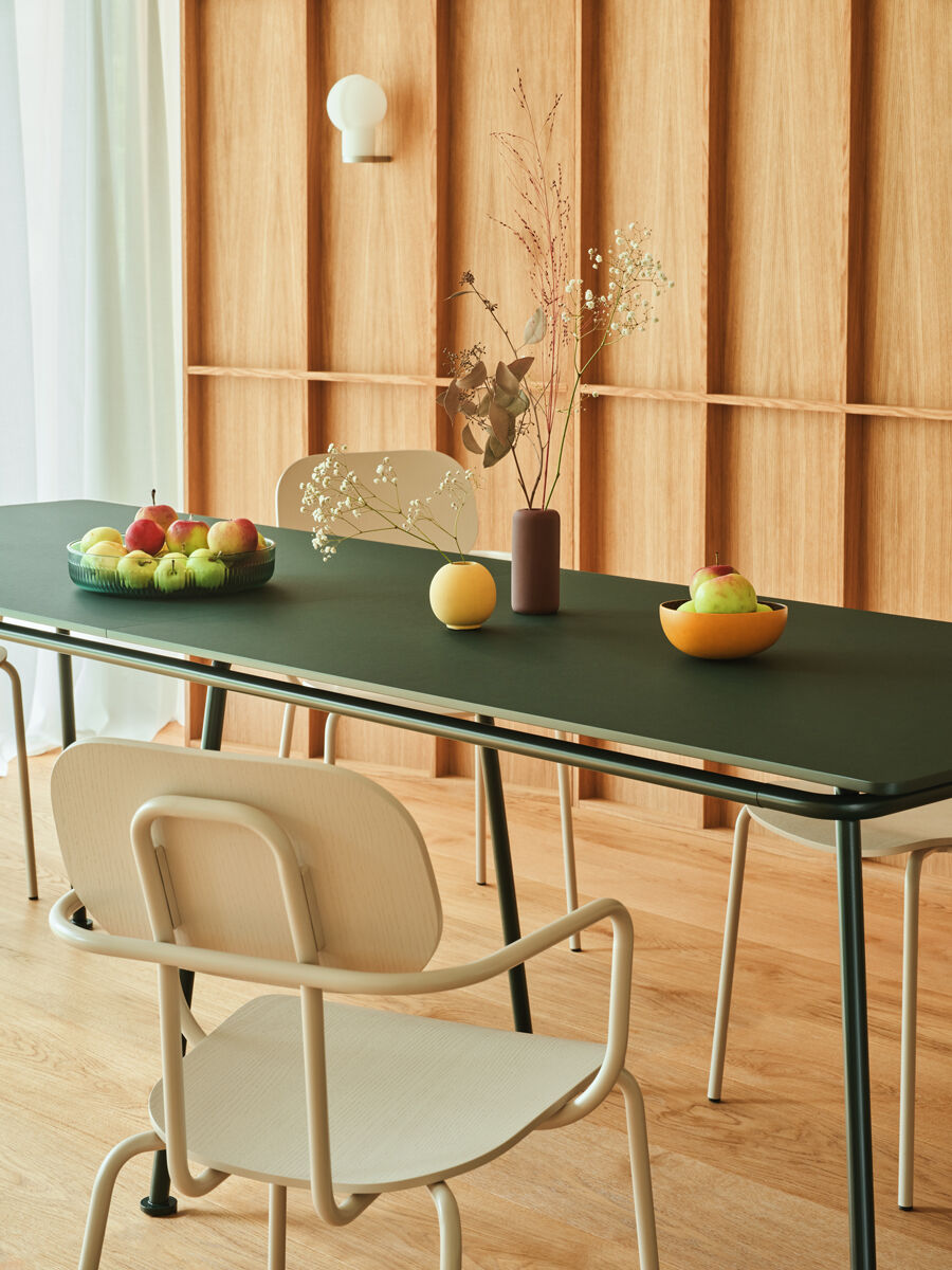 New School table Bench metal base