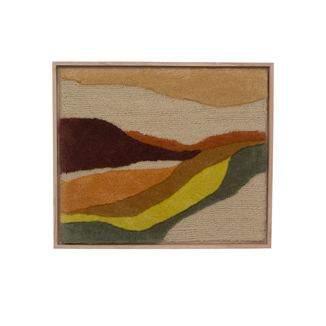 Textil Wanddekoration VUORI braun