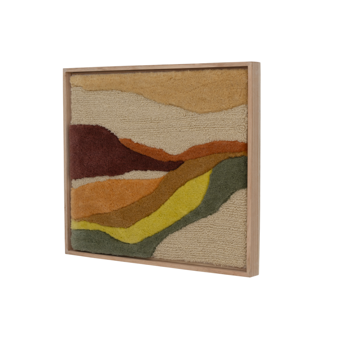 Textil Wanddekoration VUORI braun