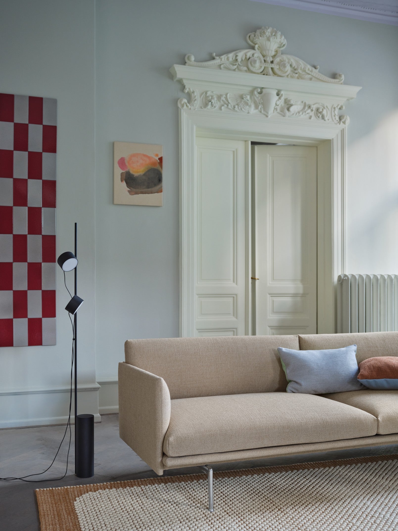 Upholstered 3-Seater Sofa OUTLINE