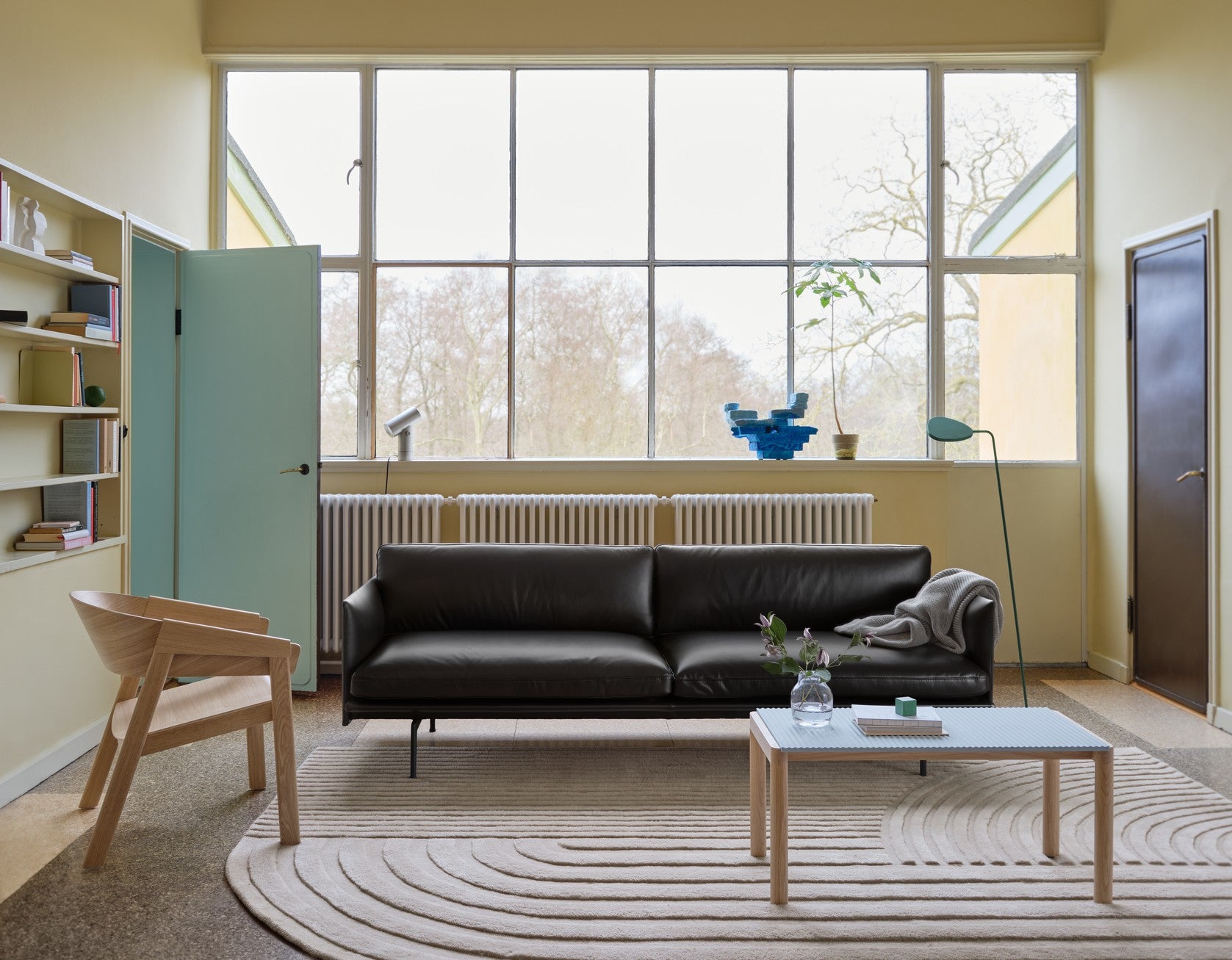 Upholstered 3-Seater Sofa OUTLINE