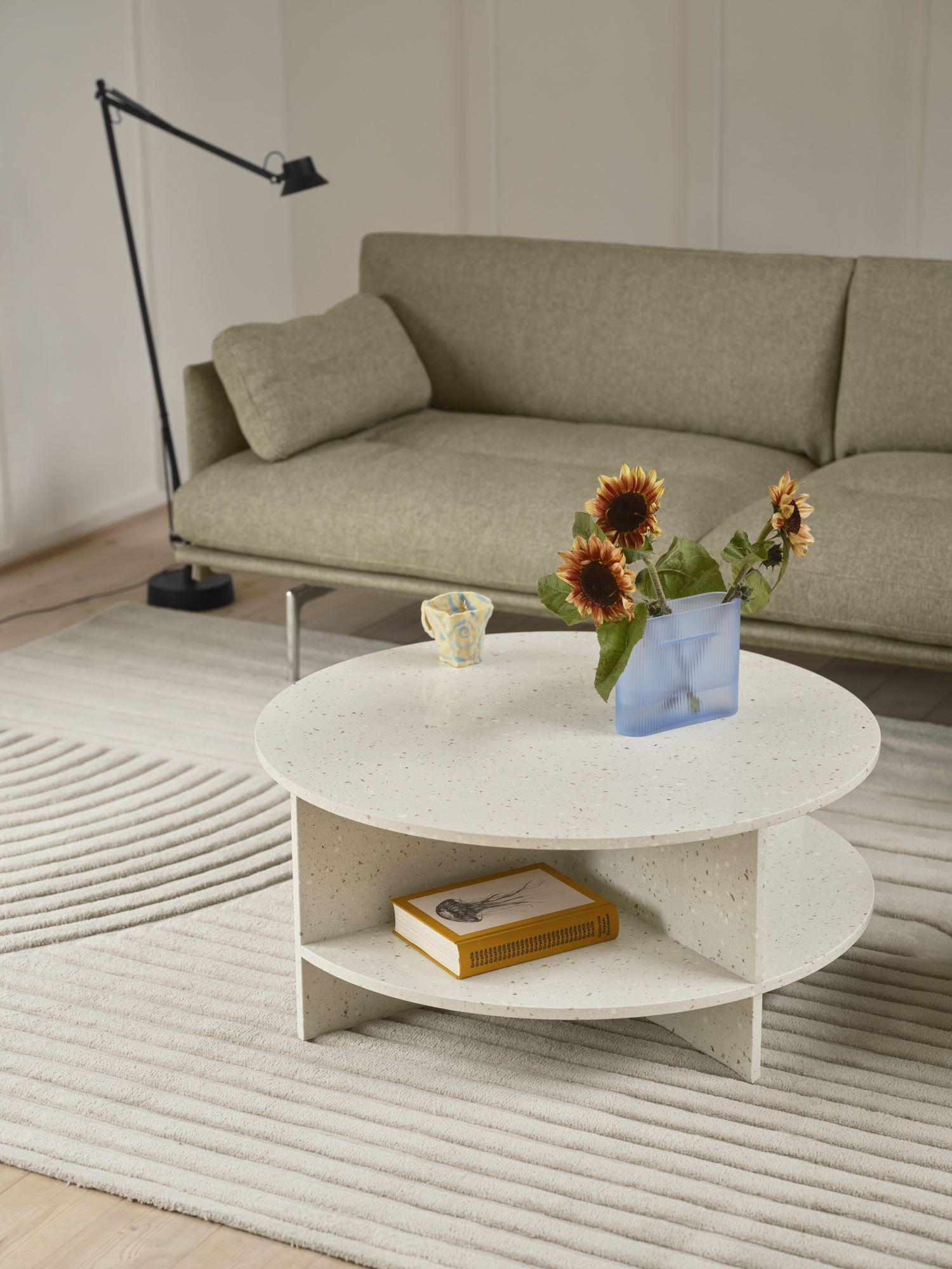 3-Seater Sofa OUTLINE SOFT Upholstered