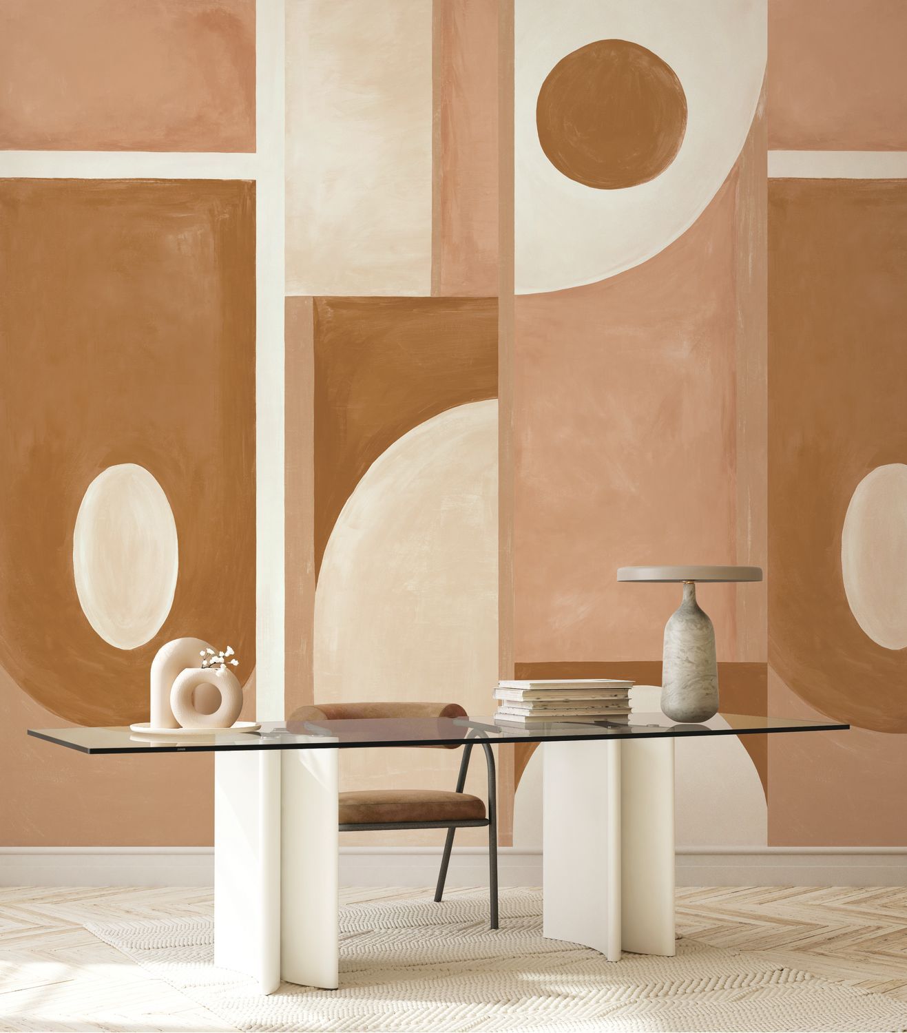 PICTURA Brown Mural