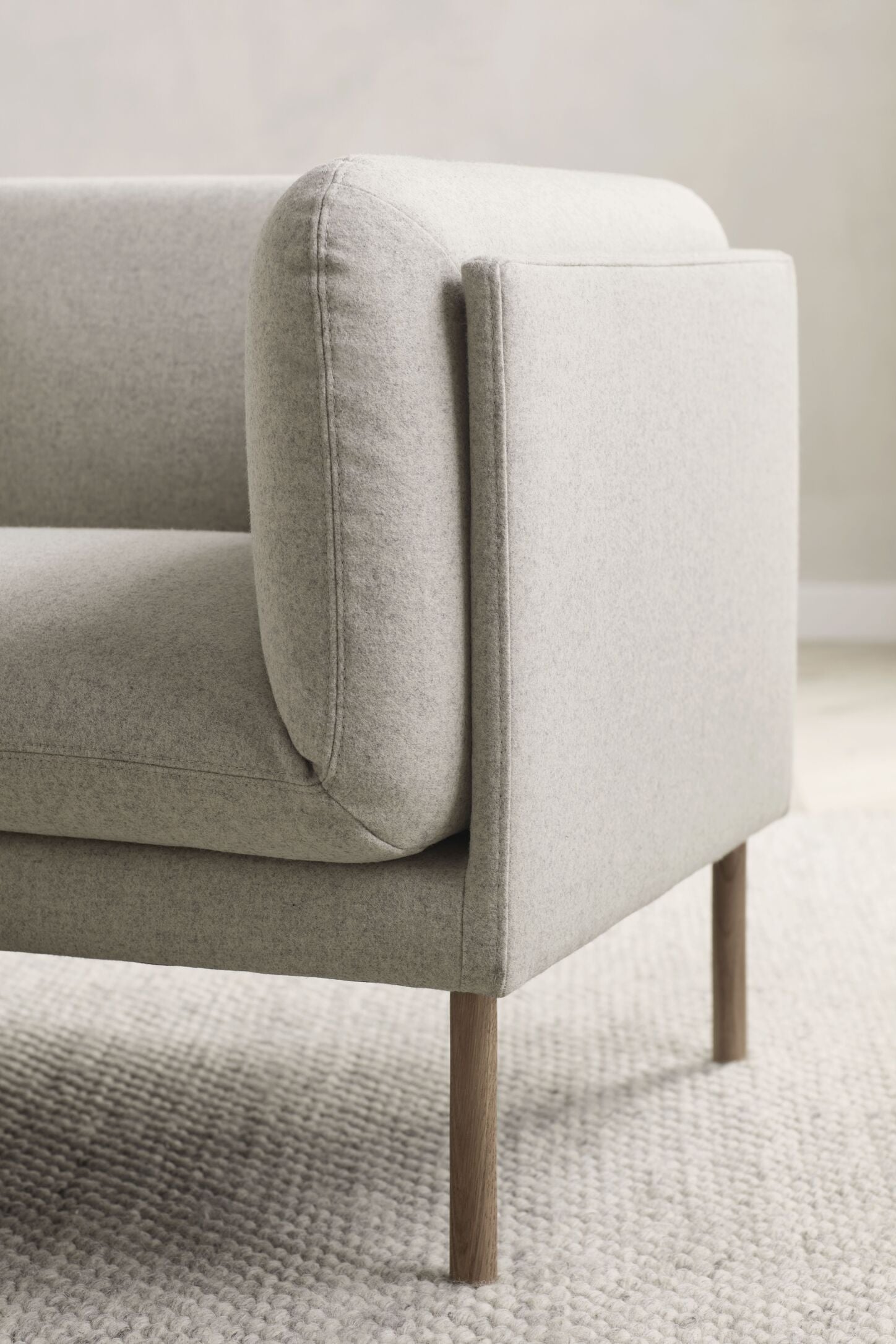 3-Personen-Sofa Hayden Oak Basis