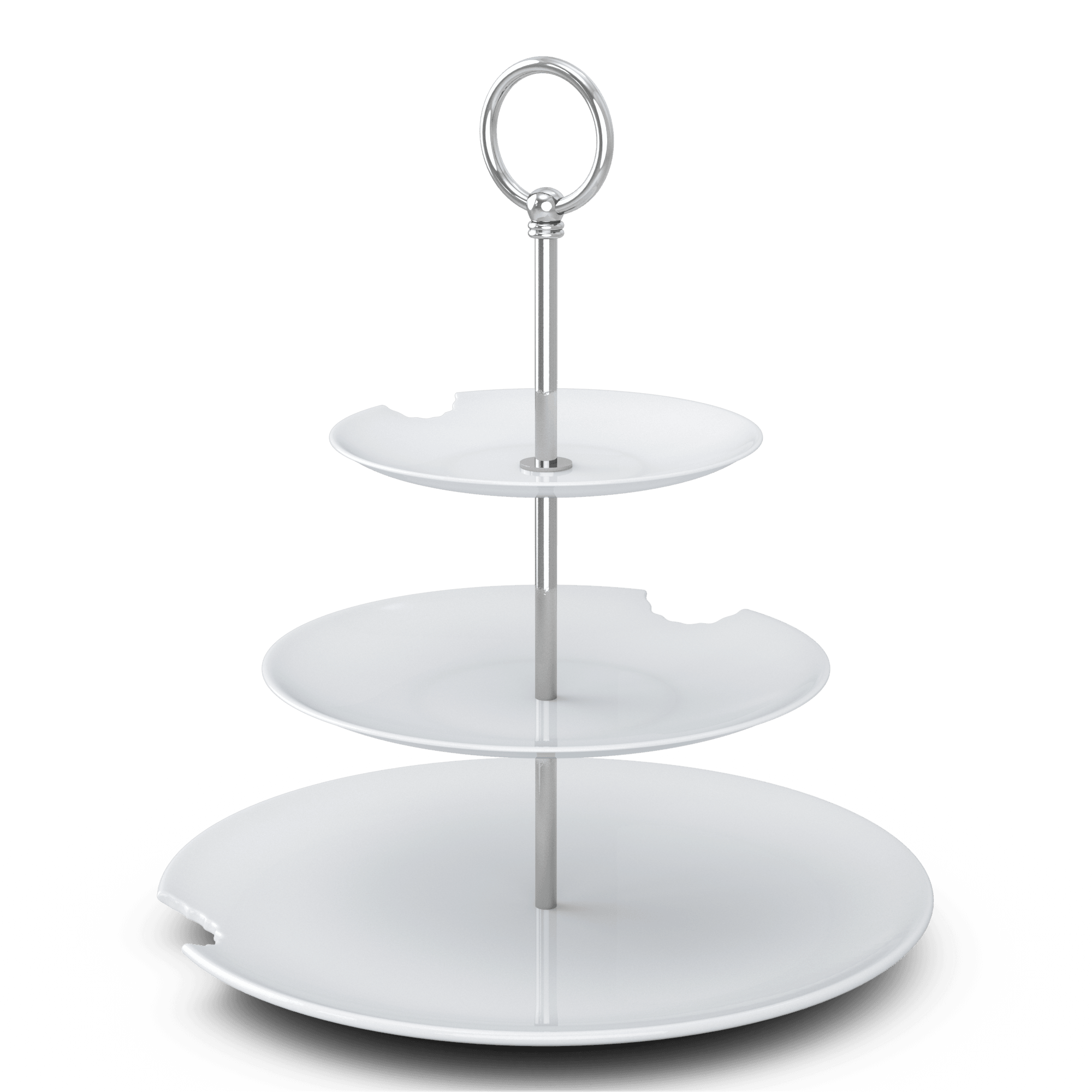 Patera trzypoziomowa WITH BITE biały 58products Eye on Design