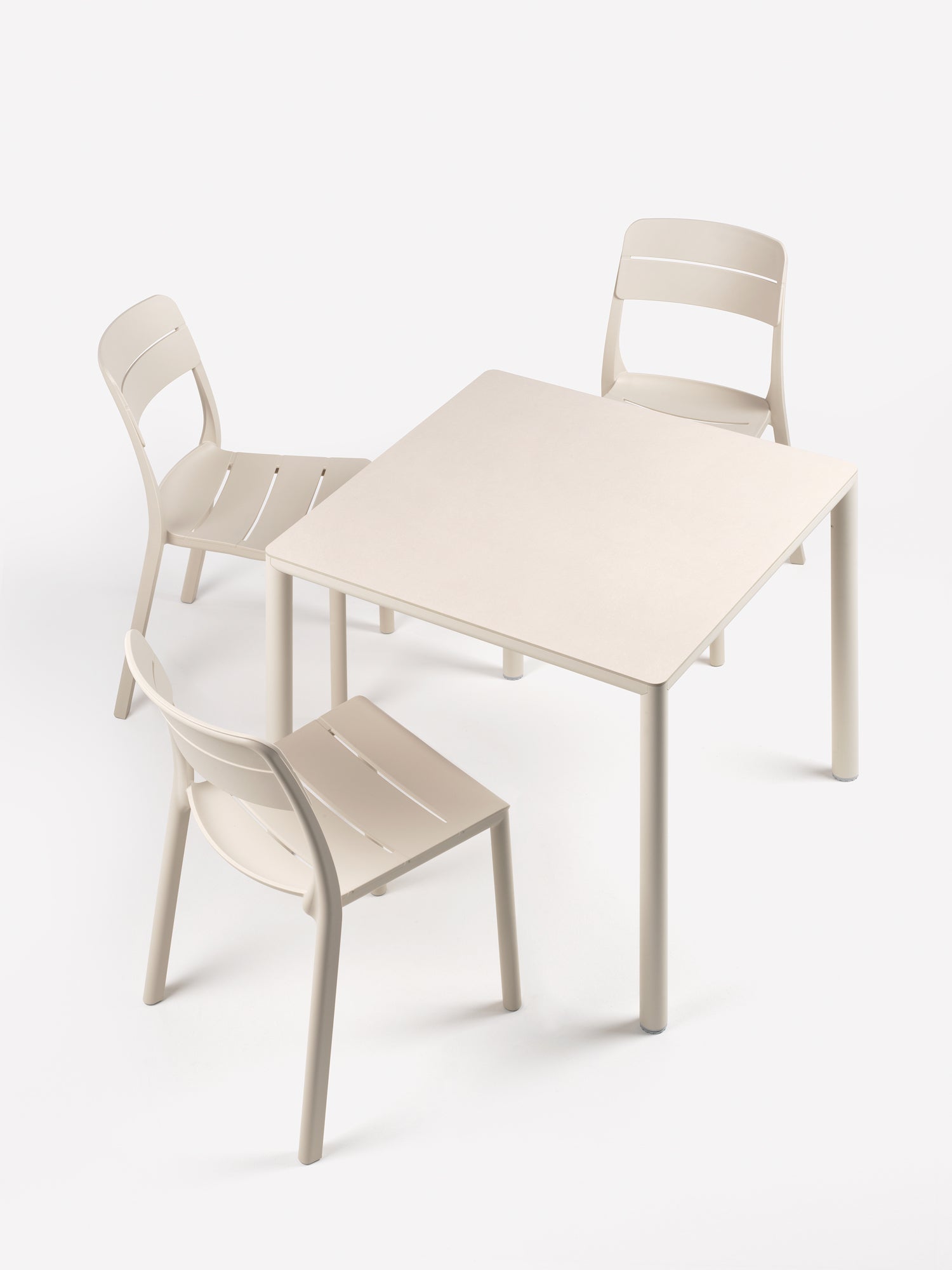 Square Outdoor Table PIAVE taupe