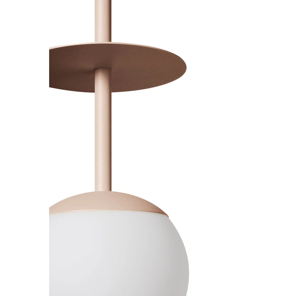 Plaat beige pendant lamp