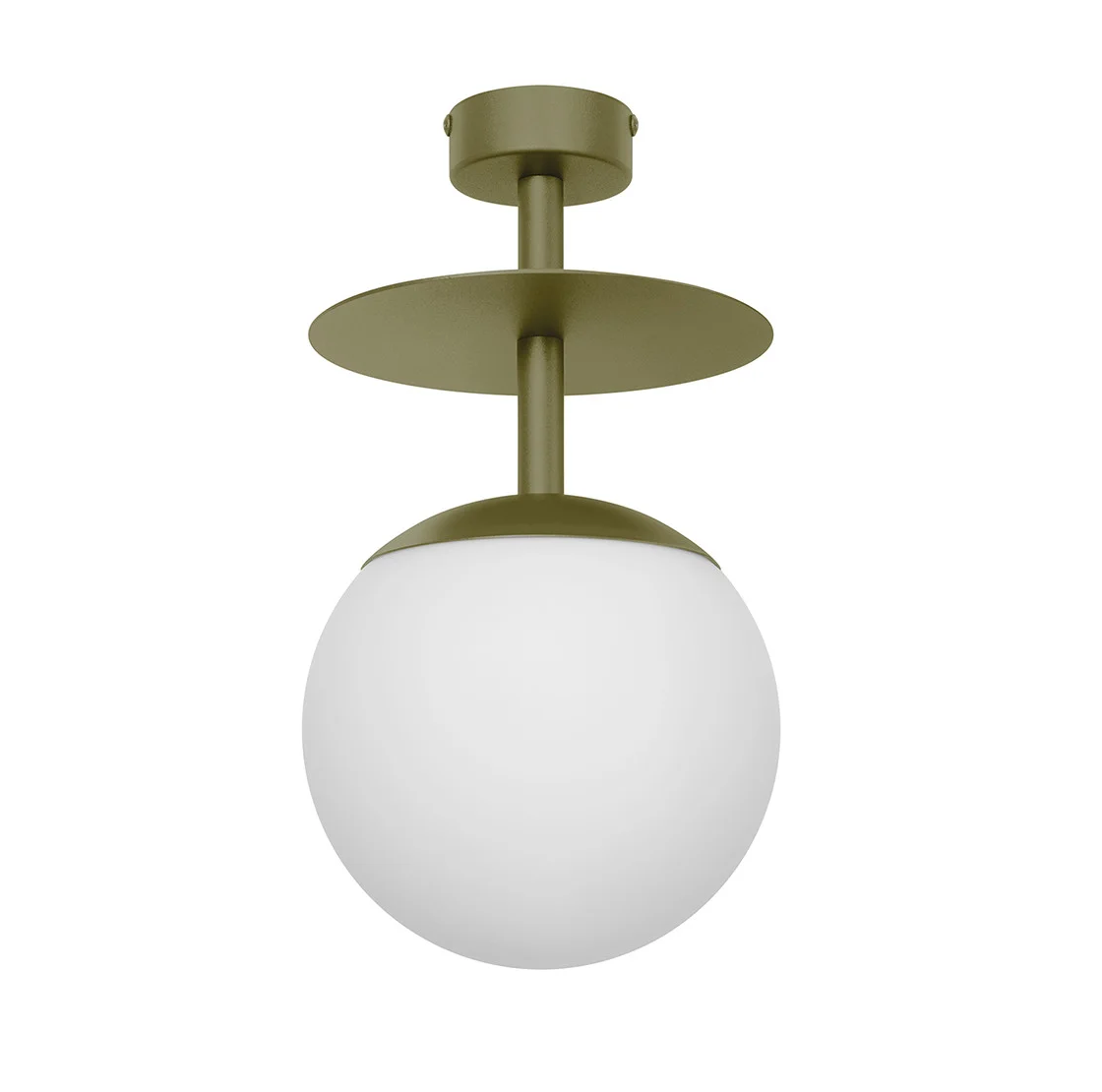 Ceiling lamp PLAAT olive green