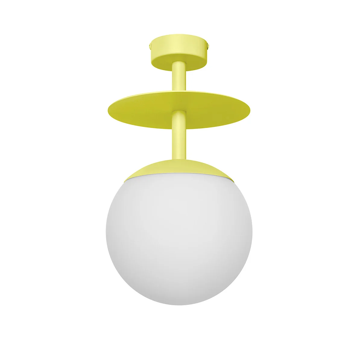 Ceiling lamp PLAAT light yellow