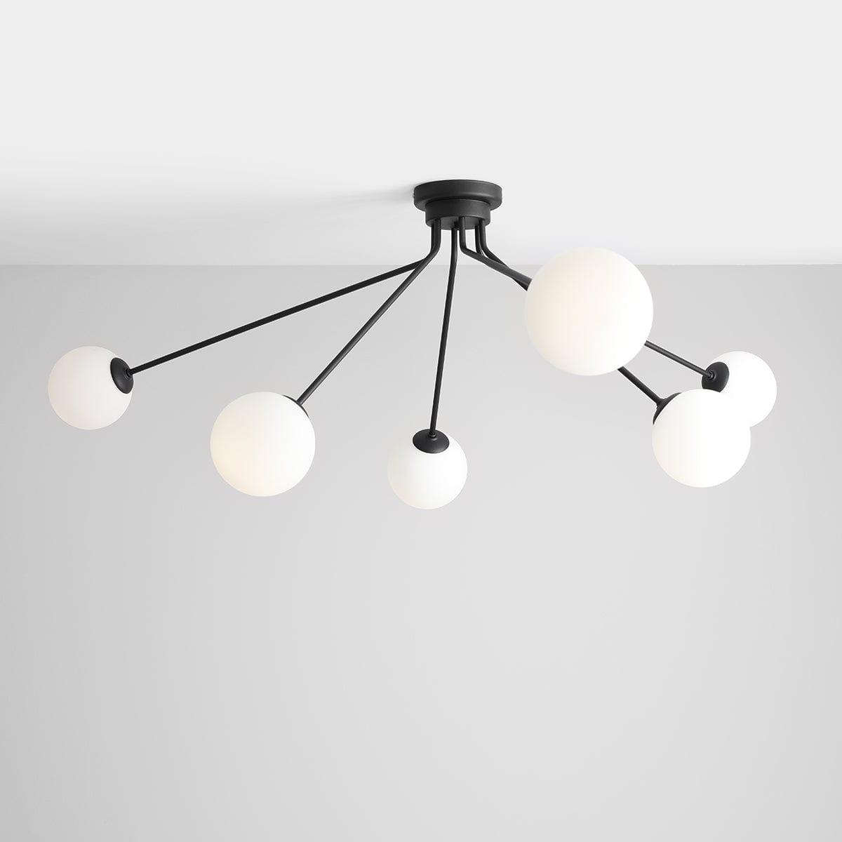 Plafon HOLM HEXA czarny Artera Eye on Design