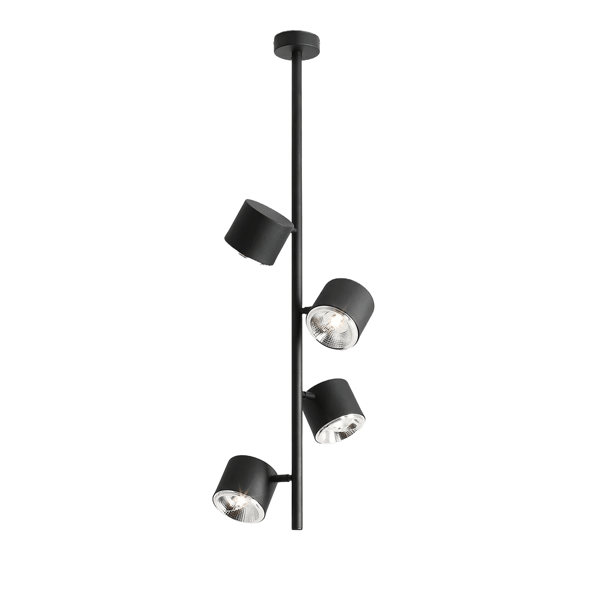 Plafon pionowy BOT QUATRO czarny Artera Eye on Design