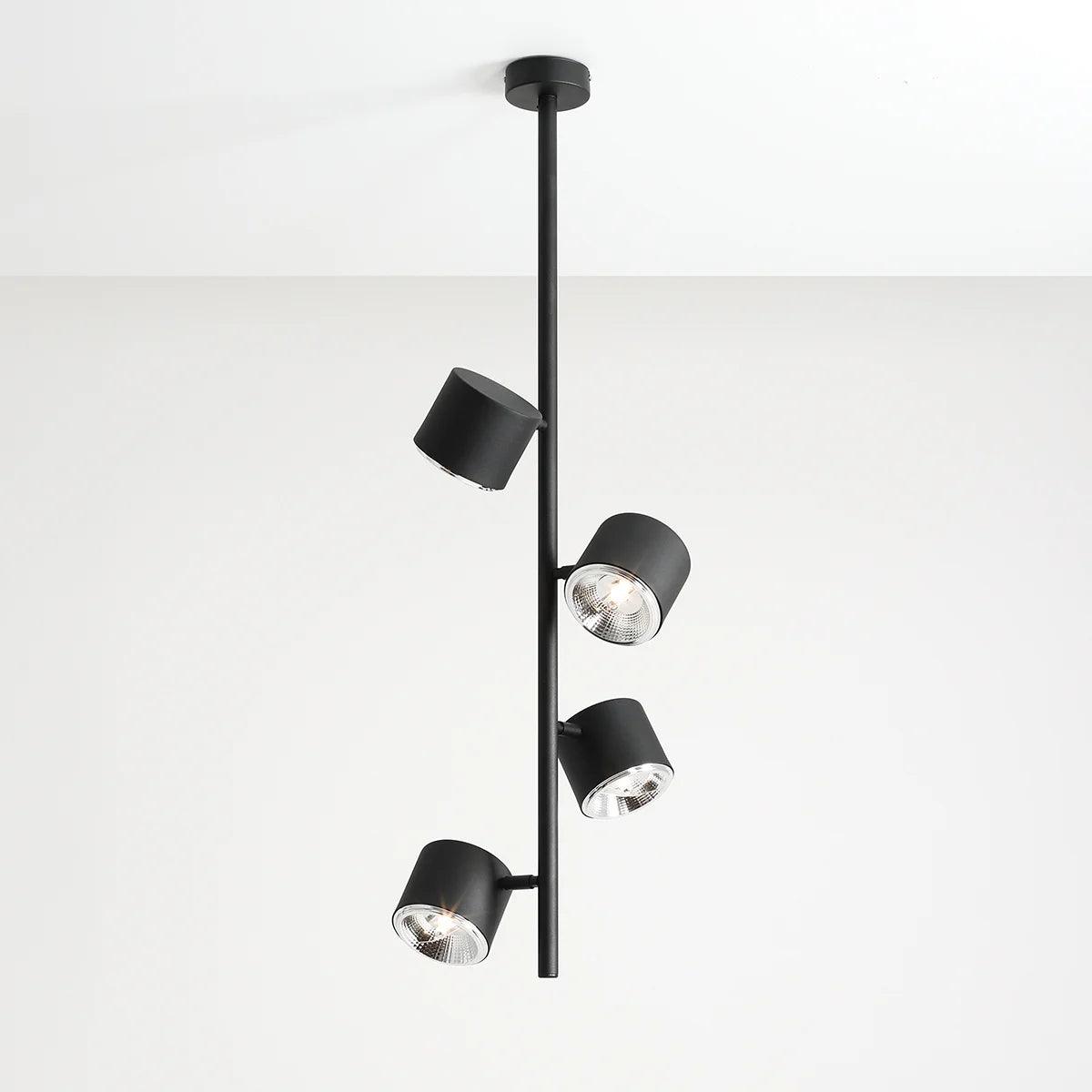 Plafon pionowy BOT QUATRO czarny Artera Eye on Design