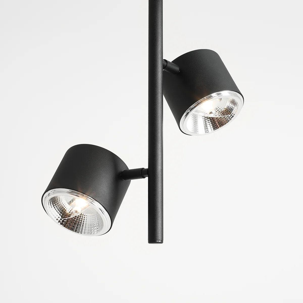 Plafon pionowy BOT QUATRO czarny Artera Eye on Design