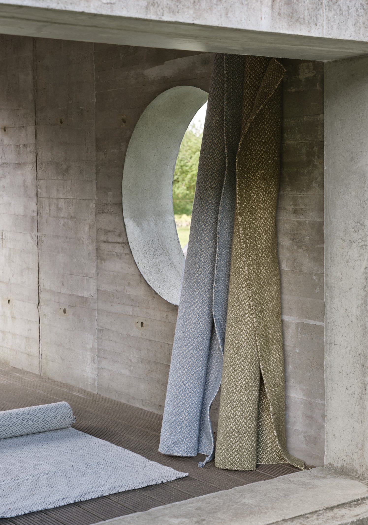 Outdoor rug PLY blue
