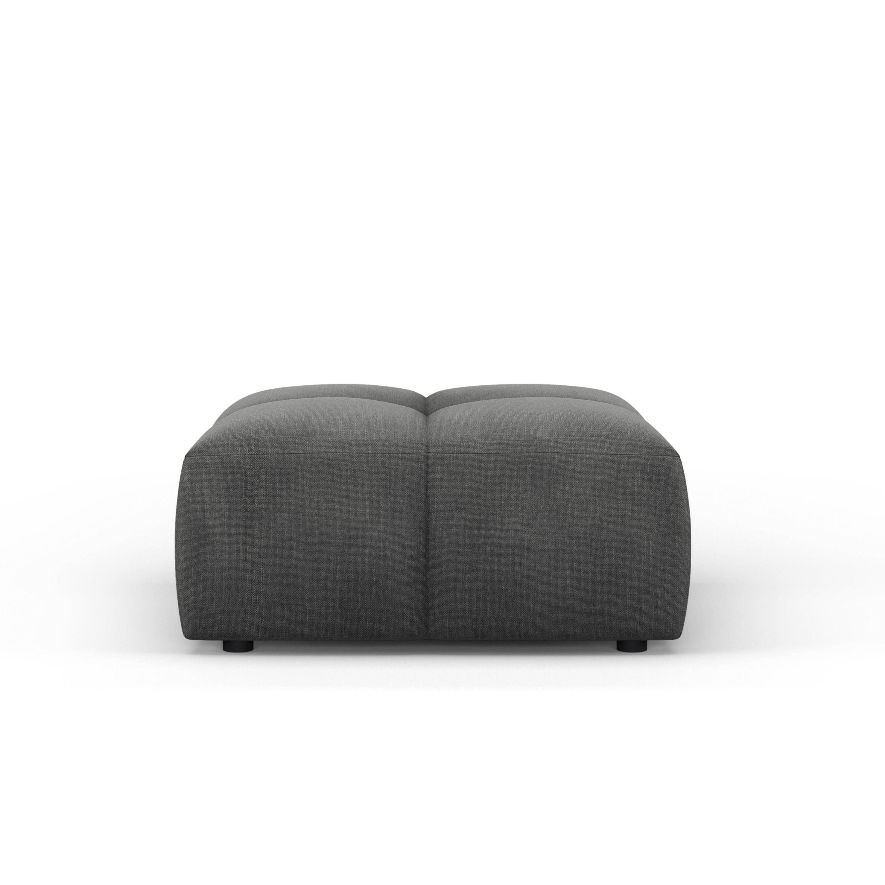 Podnóżek FRANCESCA ciemnoszary szenil Milo Casa Eye on Design