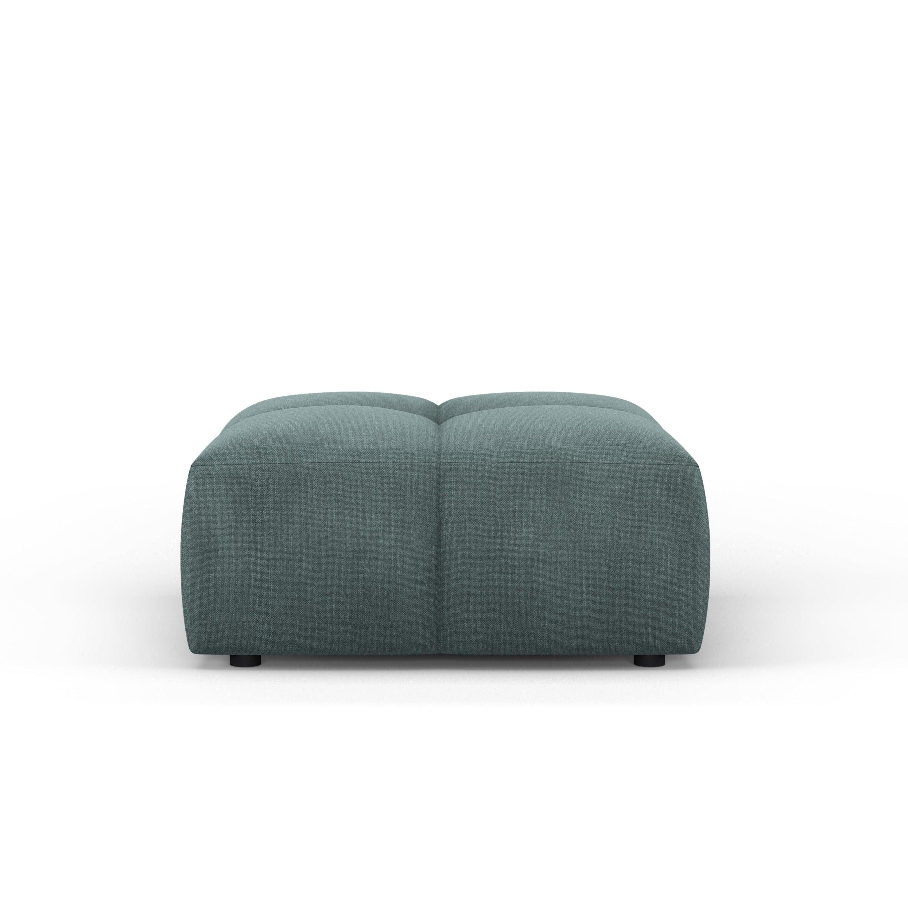 Podnóżek FRANCESCA morska zieleń szenil Milo Casa Eye on Design