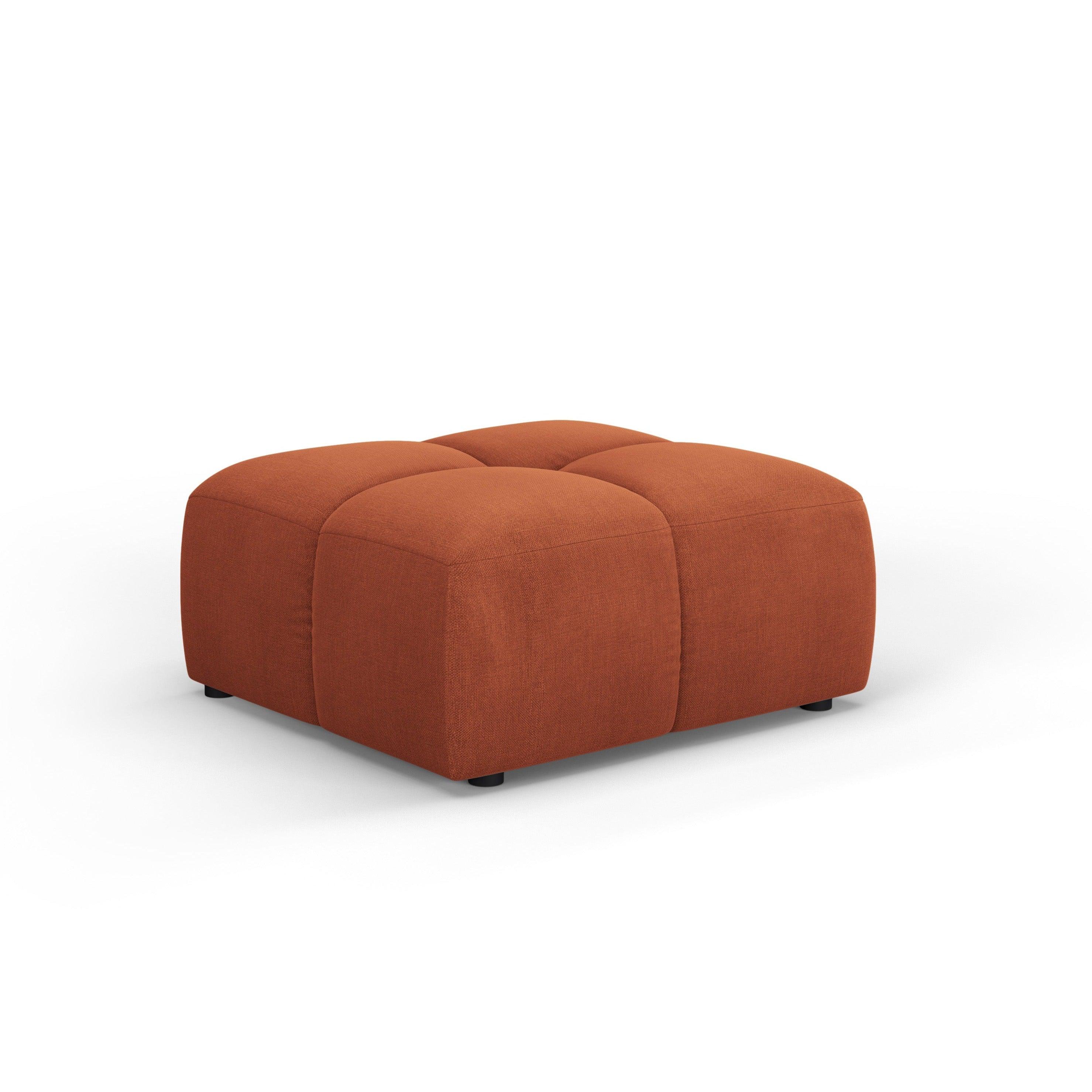 Podnóżek FRANCESCA terracotta szenil Milo Casa Eye on Design