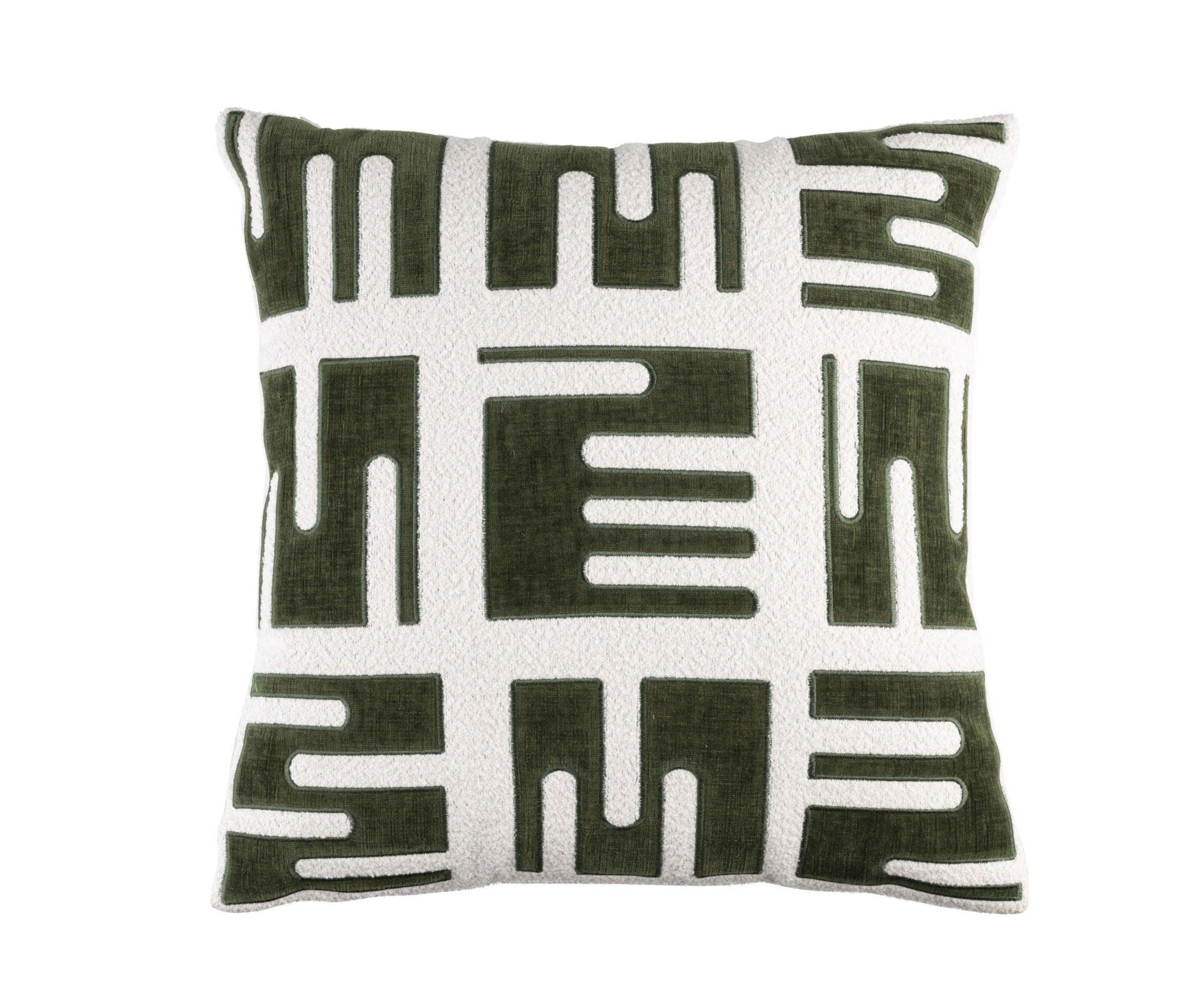 Cushion Clyde Green White Label Living Eye on Design