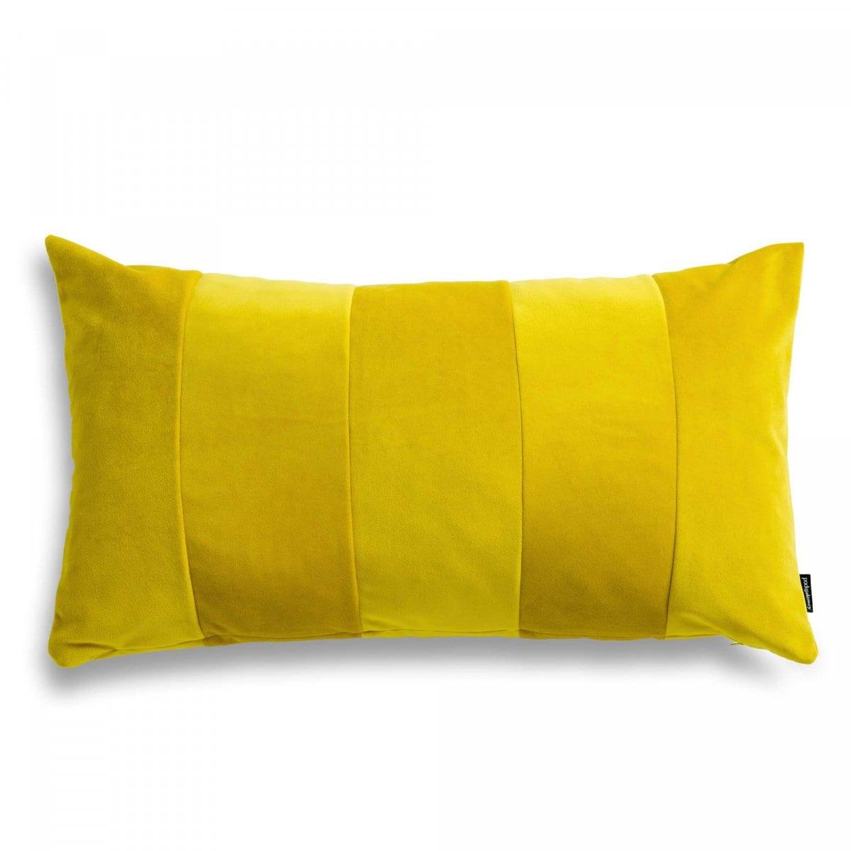 Poduszka dekoracyjna STRIPES ZERO WASTE żółty Poduszkowcy Eye on Design