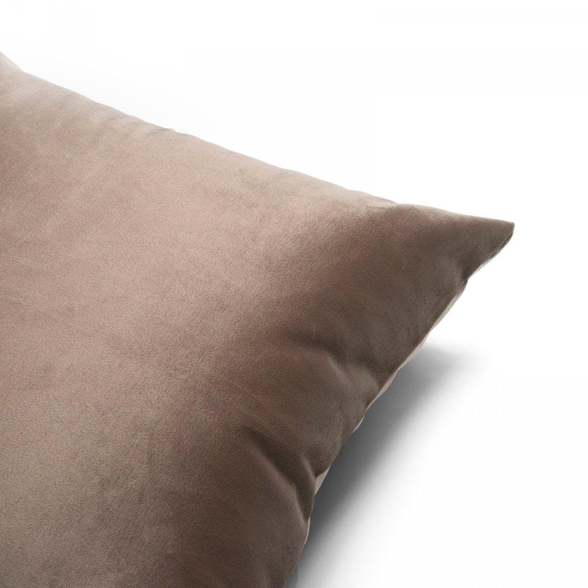 Poduszka dekoracyjna VELVET ciemnobeżowy Poduszkowcy Eye on Design