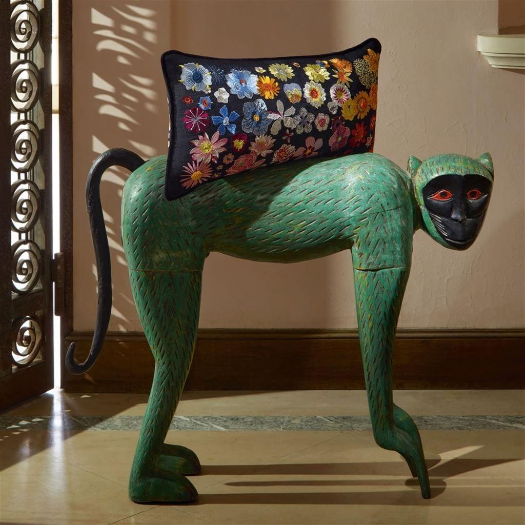 Poduszka dwustronna JARDIN DES HESPERIDES bawełniana satyna Christian Lacroix Eye on Design
