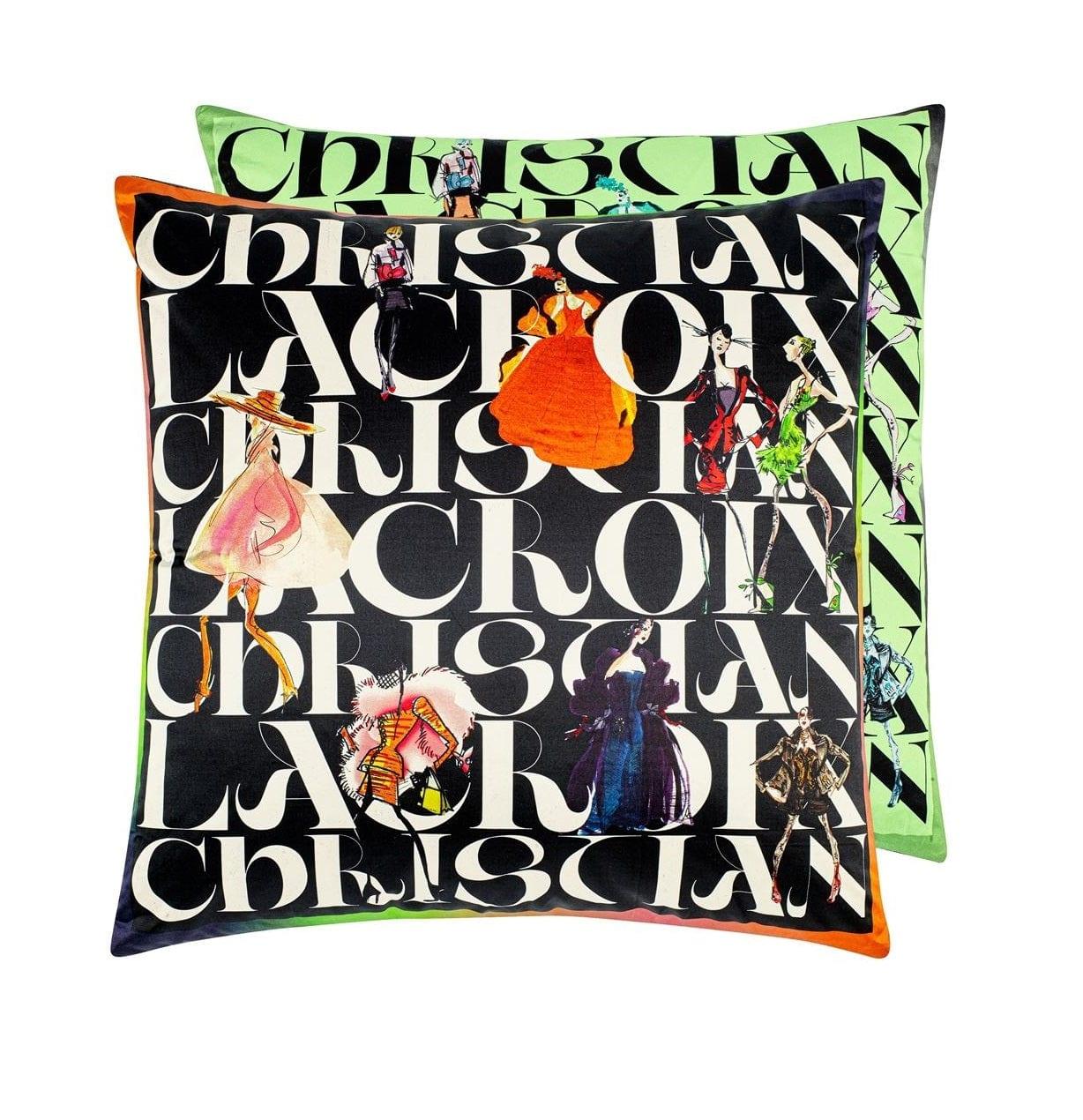Poduszka dwustronna LACROIX PARADE JAIS bawełniana satyna Christian Lacroix Eye on Design